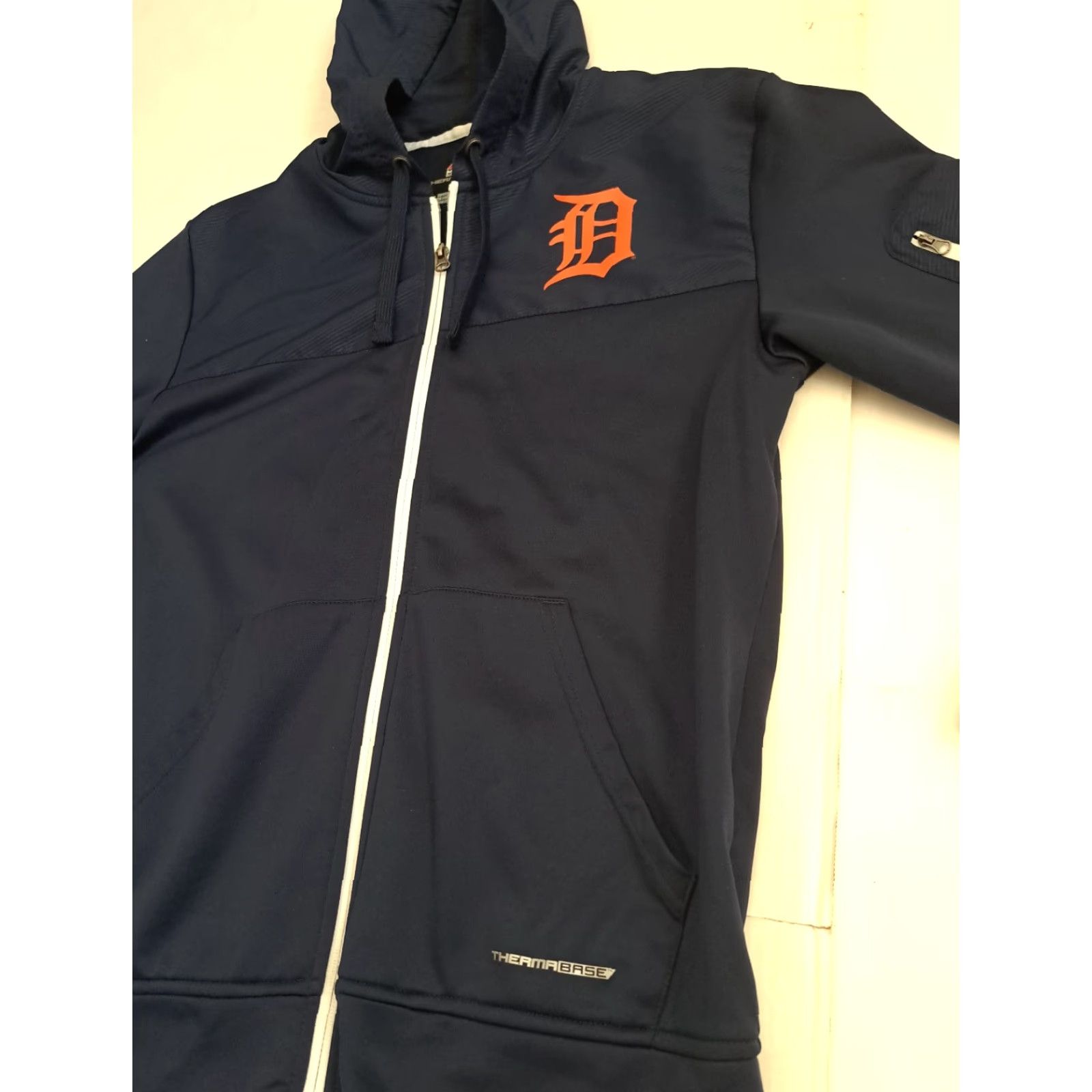 Nike VINTAGE Detroit Tigers Nike Dri FIT Full Zip Jacket Sweatshirt Baseball Blue M Unisex Adults Long Sleeve/Regular Fit Size US M / EU 48-50 / 2 - 3 Thumbnail