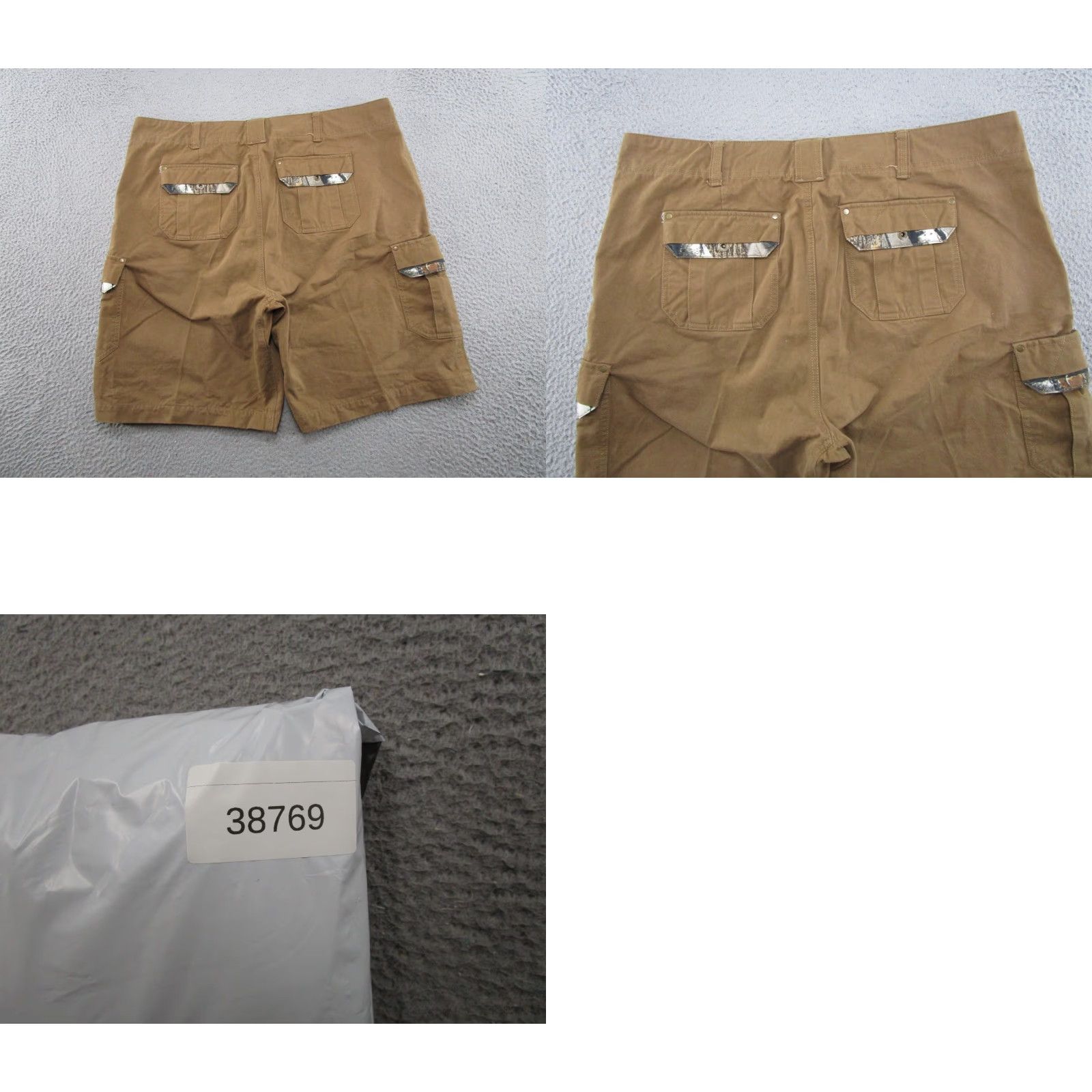 Vintage Legendary Whitetails Mens Cargo Shorts Size 42 Camo Trim Outdoors Hunting Hiking Size US 42 / EU 58 - 8 Thumbnail