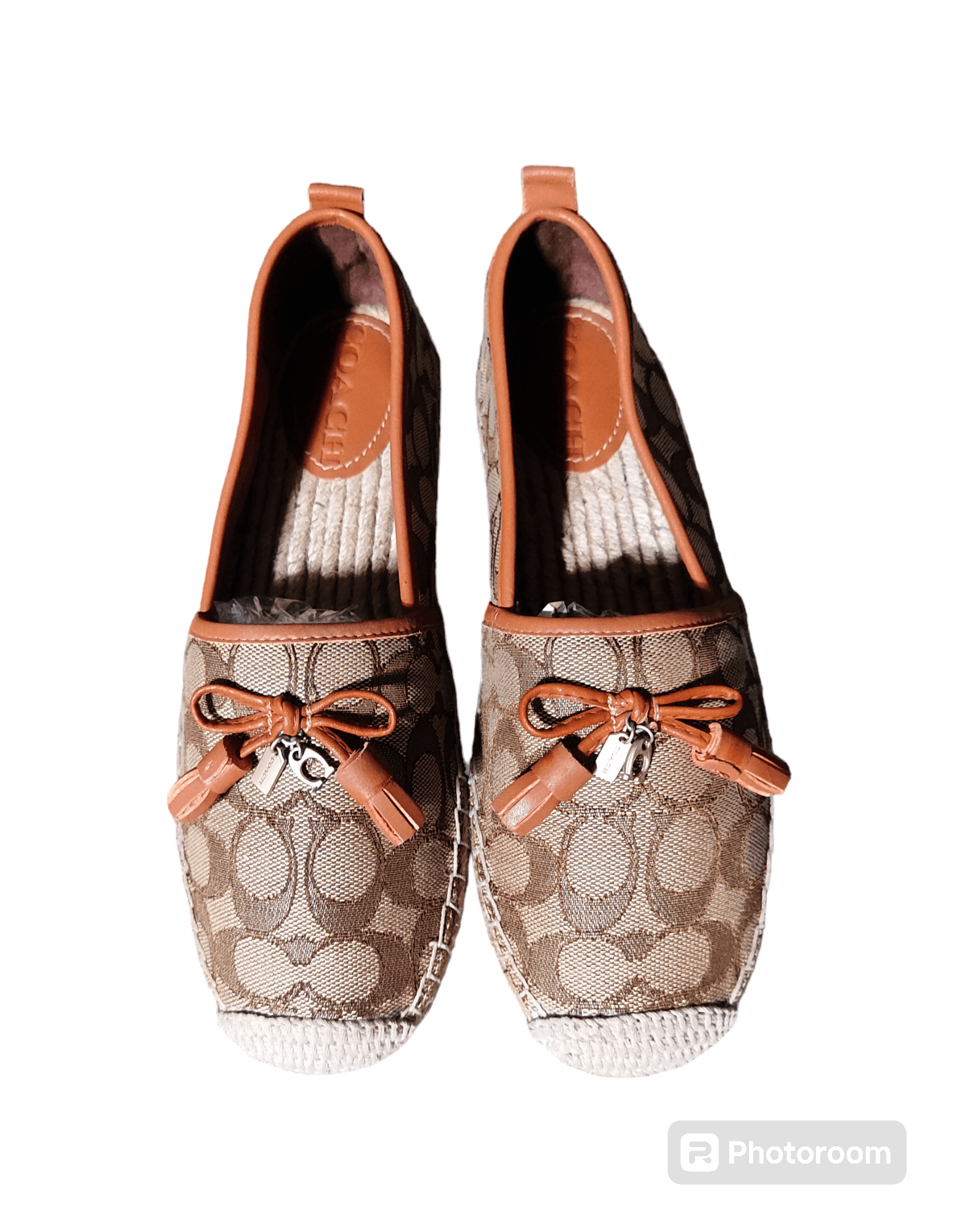 Coach Coach Carson Espadrille Khaki/Saddle Size US 9 / IT 39 - 2 Thumbnail