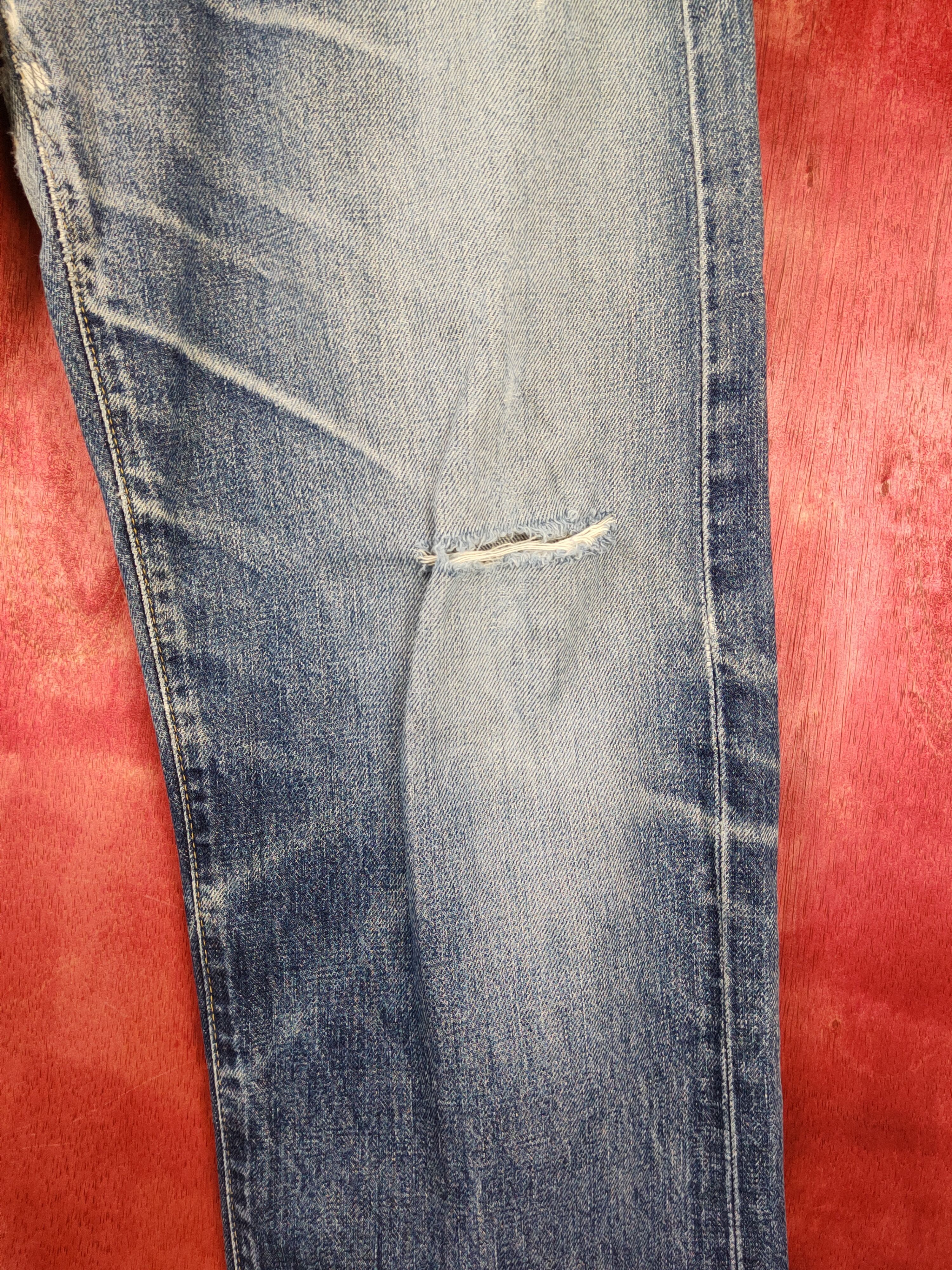 Levi's Levi's big E vintage selvedge Blue jeans Denim Pants #S1367 Size US 31 - 6 Thumbnail