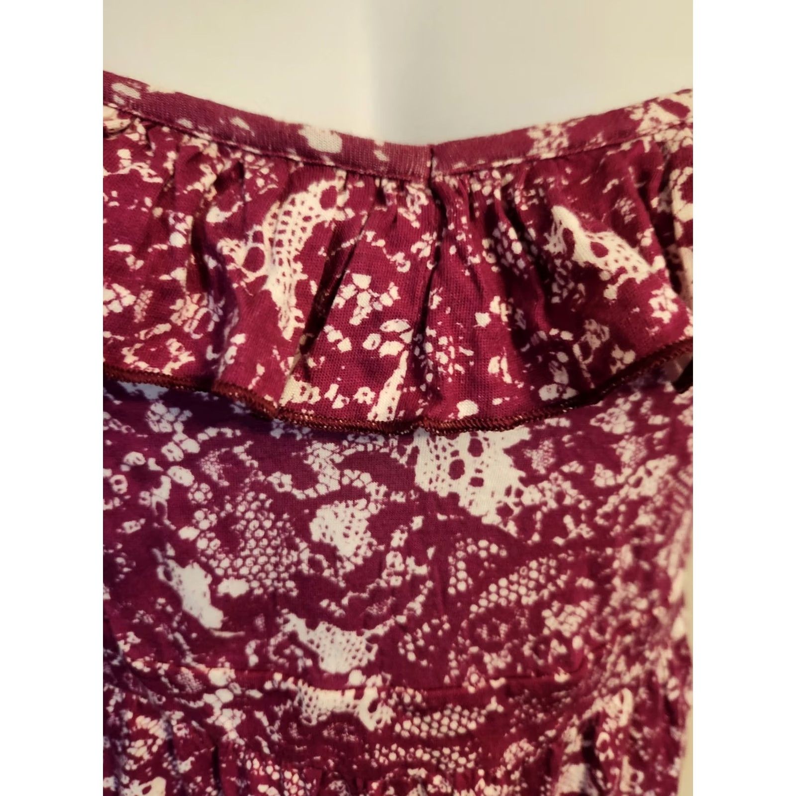 Torrid Torrid Magenta Lace Print Ruffle Trim Sleeveless Cami Top 0X XL Camisole Tank Women Pink Colorful 90s? Size XL / US 12-14 / IT 48-50 - 2 Thumbnail