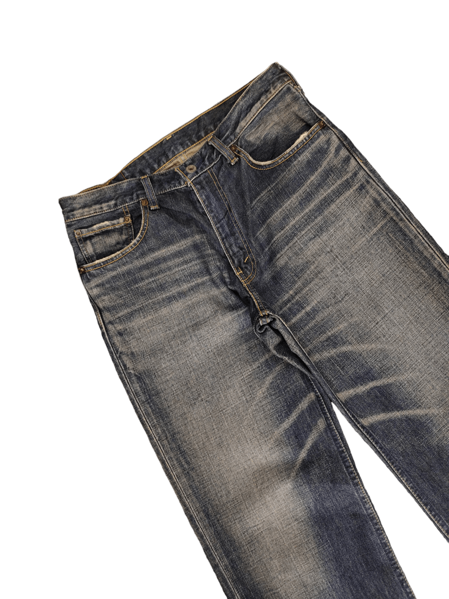 Comme des Garcons × Undercover And Suns Japan Studded Pocket Faded Black Denim Jeans Size US 32 / EU 48 - 6 Thumbnail
