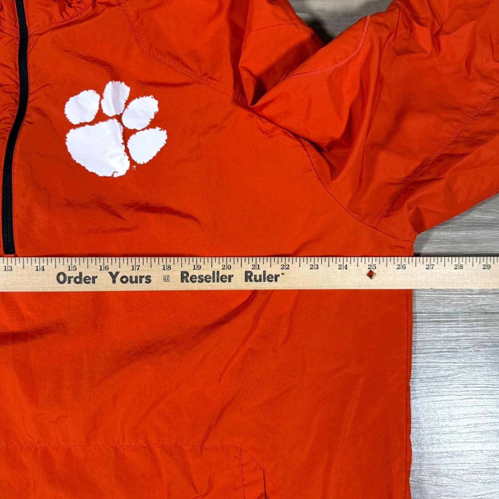 Nike Nike Clemson Tigers Orange Storm-FIT Pullover Windbreaker Jacket Waterproof XL Mens Size US XL / EU 56 / 4 - 7 Thumbnail