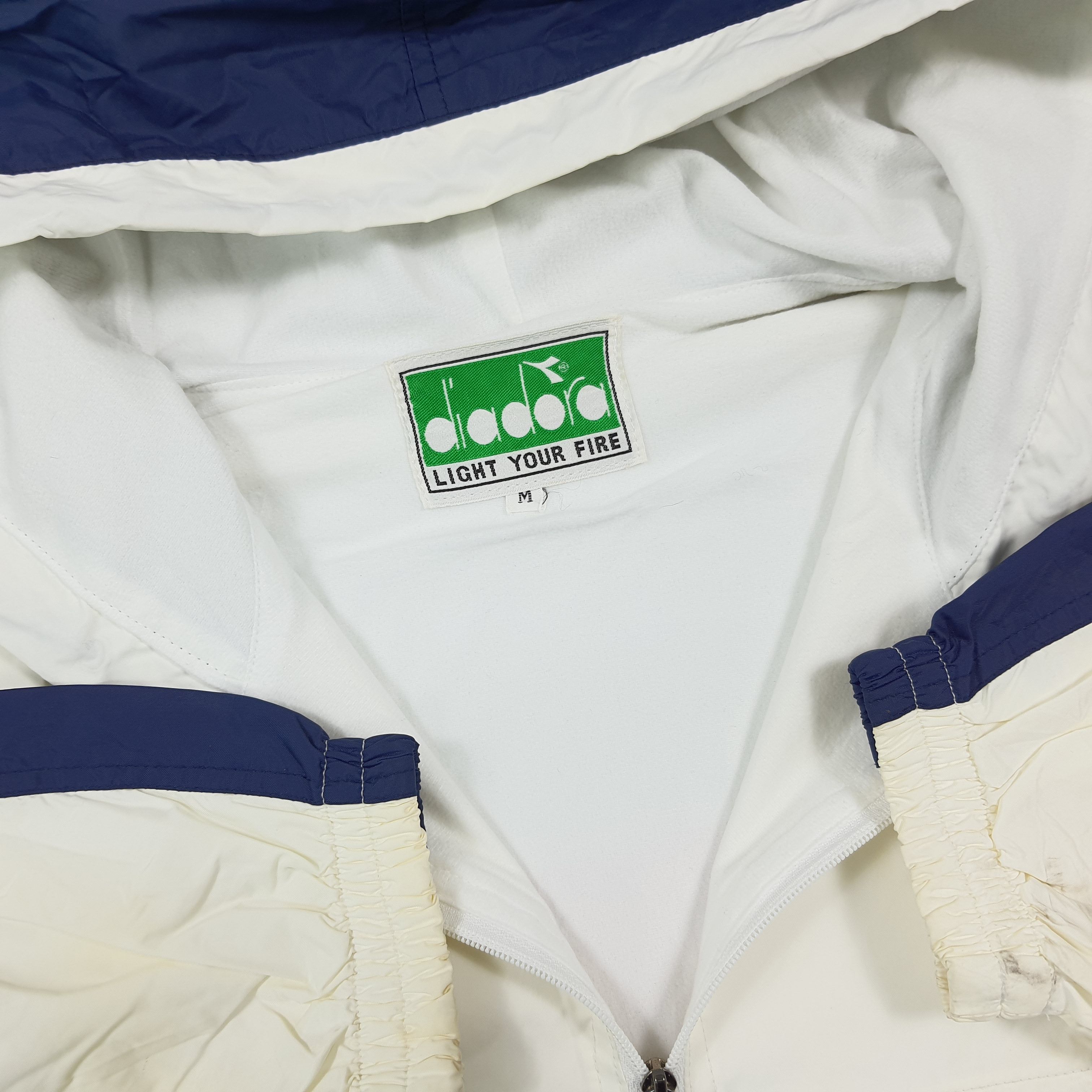 Diadora Vintage 90s Diadora Retro Windbreaker Anorak Jacket C287N27 Size US L / EU 52-54 / 3 - 6 Thumbnail