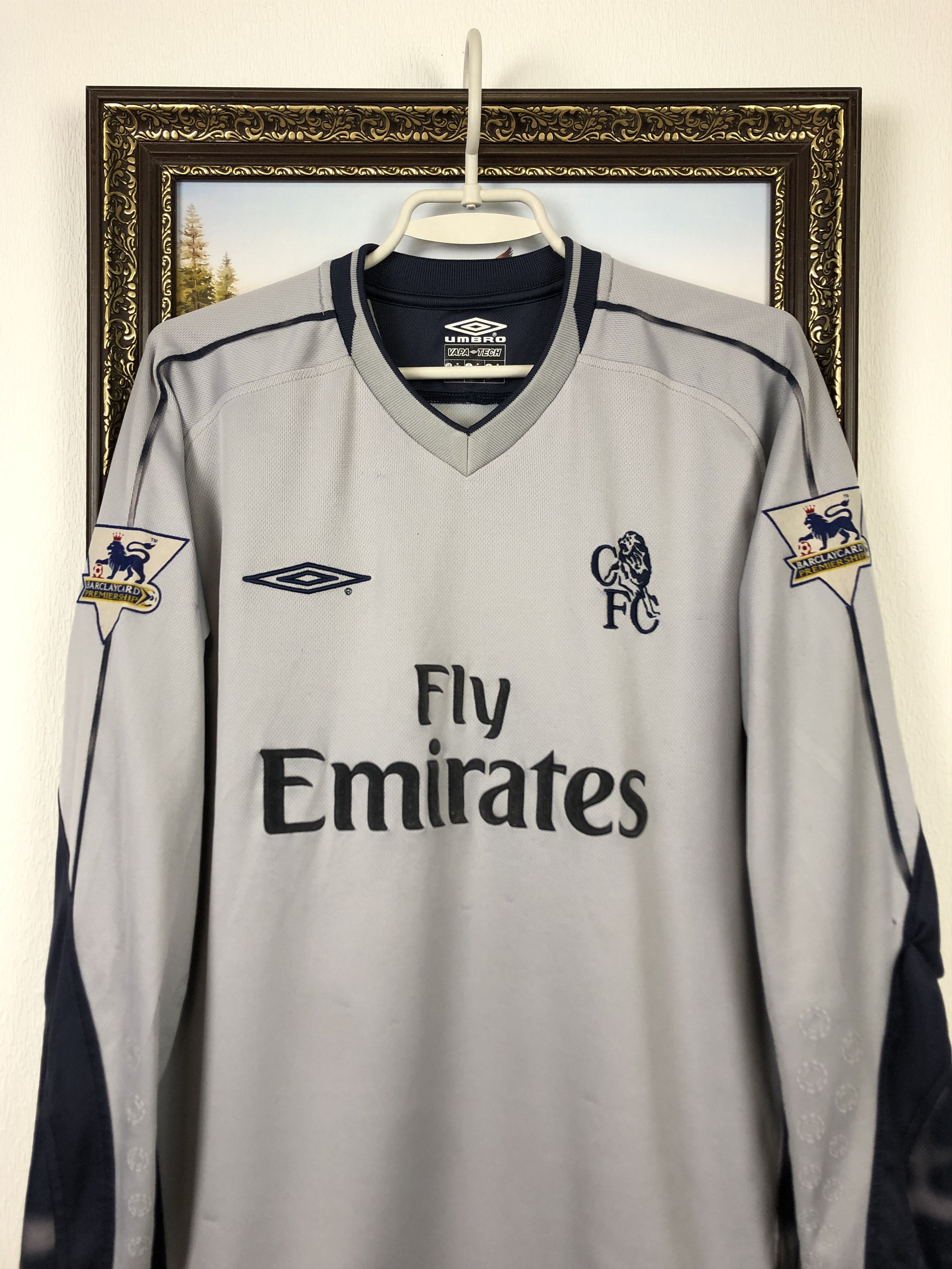Umbro Chelsea Goalkeeper football shirt 2003 #23 Cudicini Jersey Size US M / EU 48-50 / 2 - 2 Thumbnail