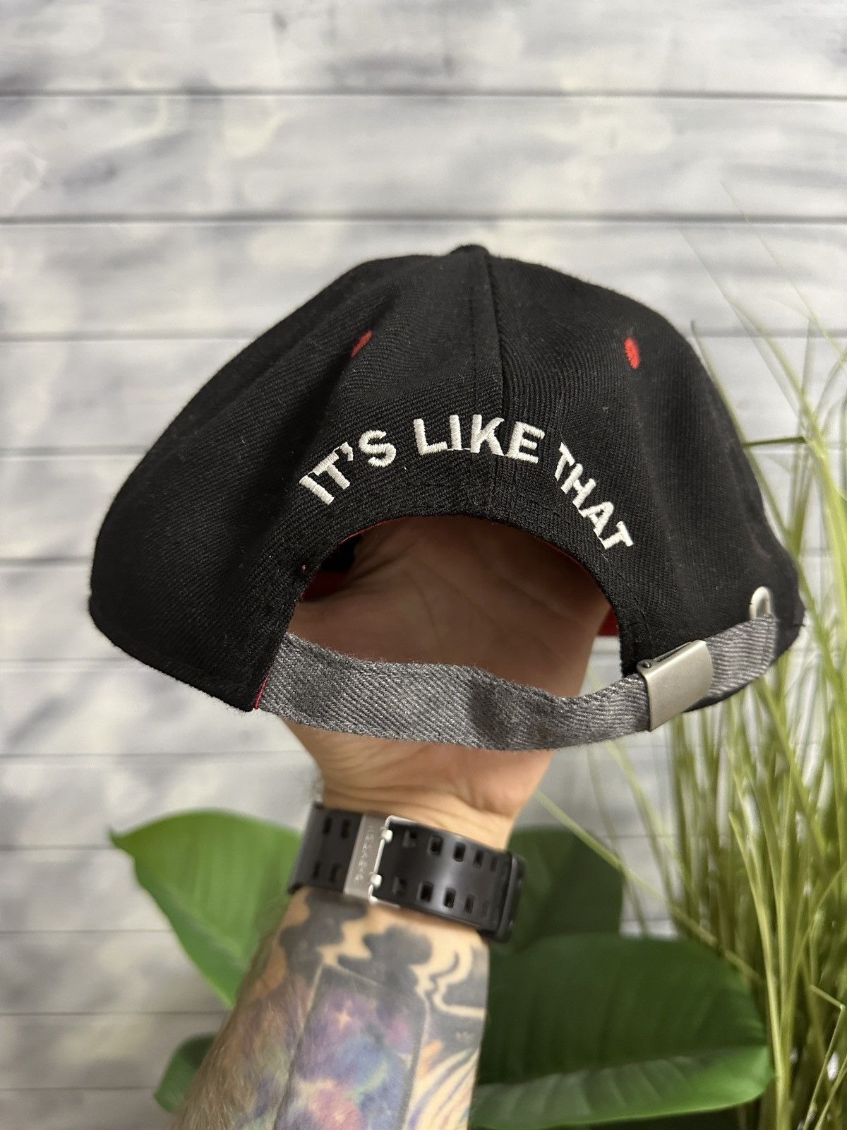 Rap Tees Rare Cap RUN DMC 2016 Rap It’s Like That Y2K Style. Size ONE SIZE - 6 Thumbnail