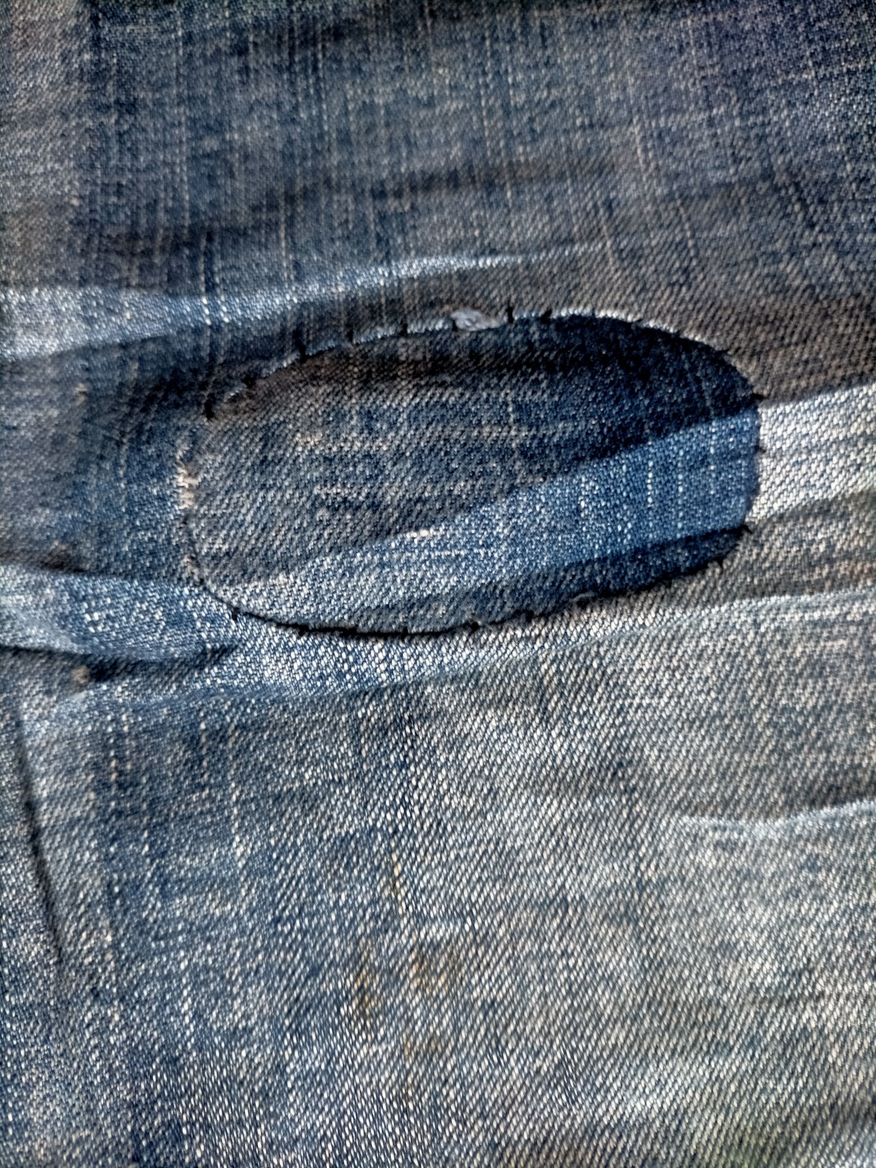 RRL Ralph Lauren ⚡Double RL Patchwork Carpenter Jeans Size US 31 - 9 Thumbnail