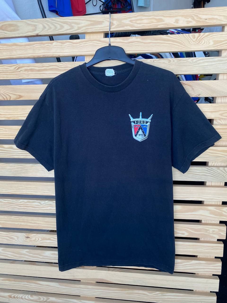 Vintage Vintage Ford Drive-In Racing Tee Shirt 90s Size US L / EU 52-54 / 3 - 1 Thumbnail