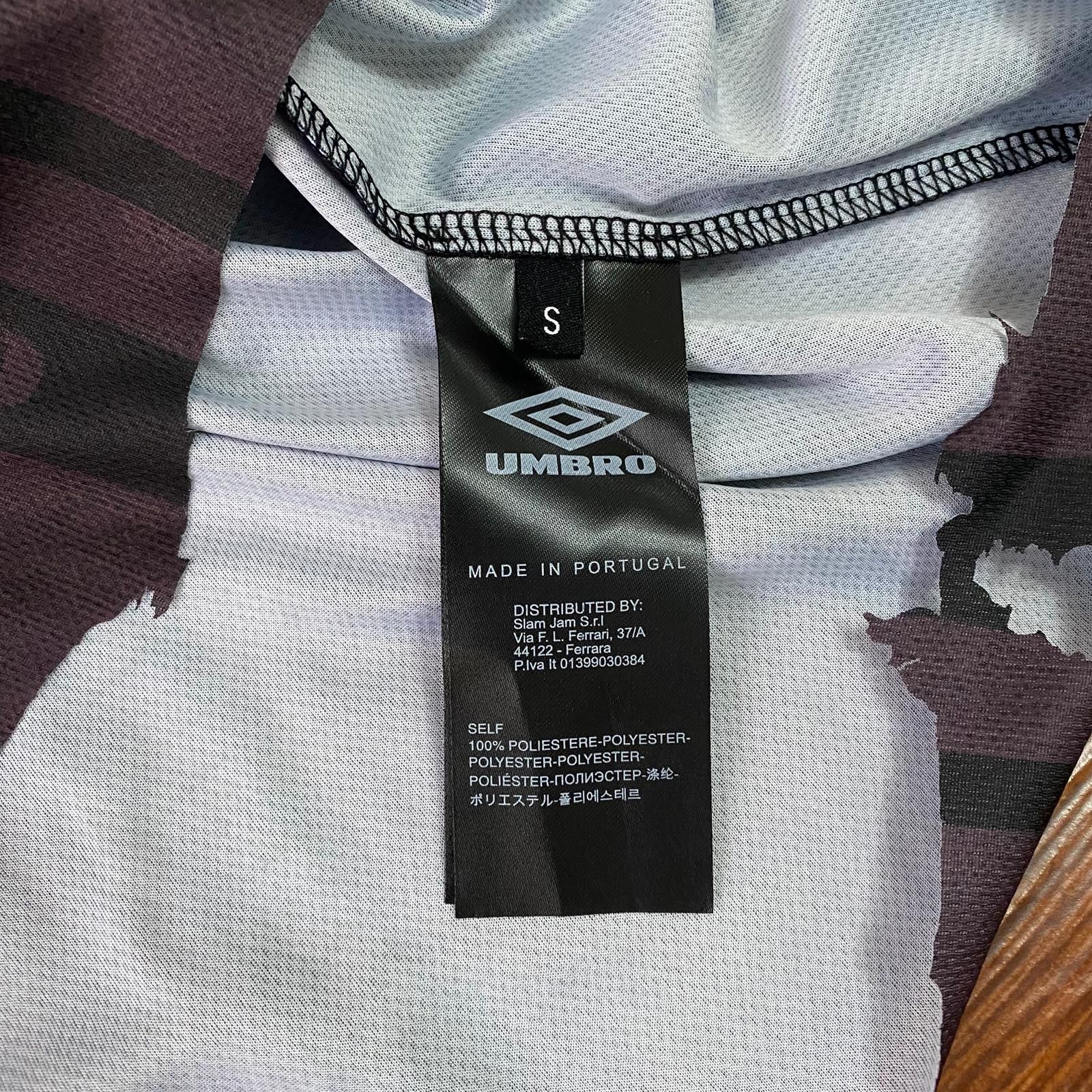 Umbro x Slam Jam Purple Spycam Logo Distressed Jersey Polo Size US S / EU 44-46 / 1 - 10 Thumbnail