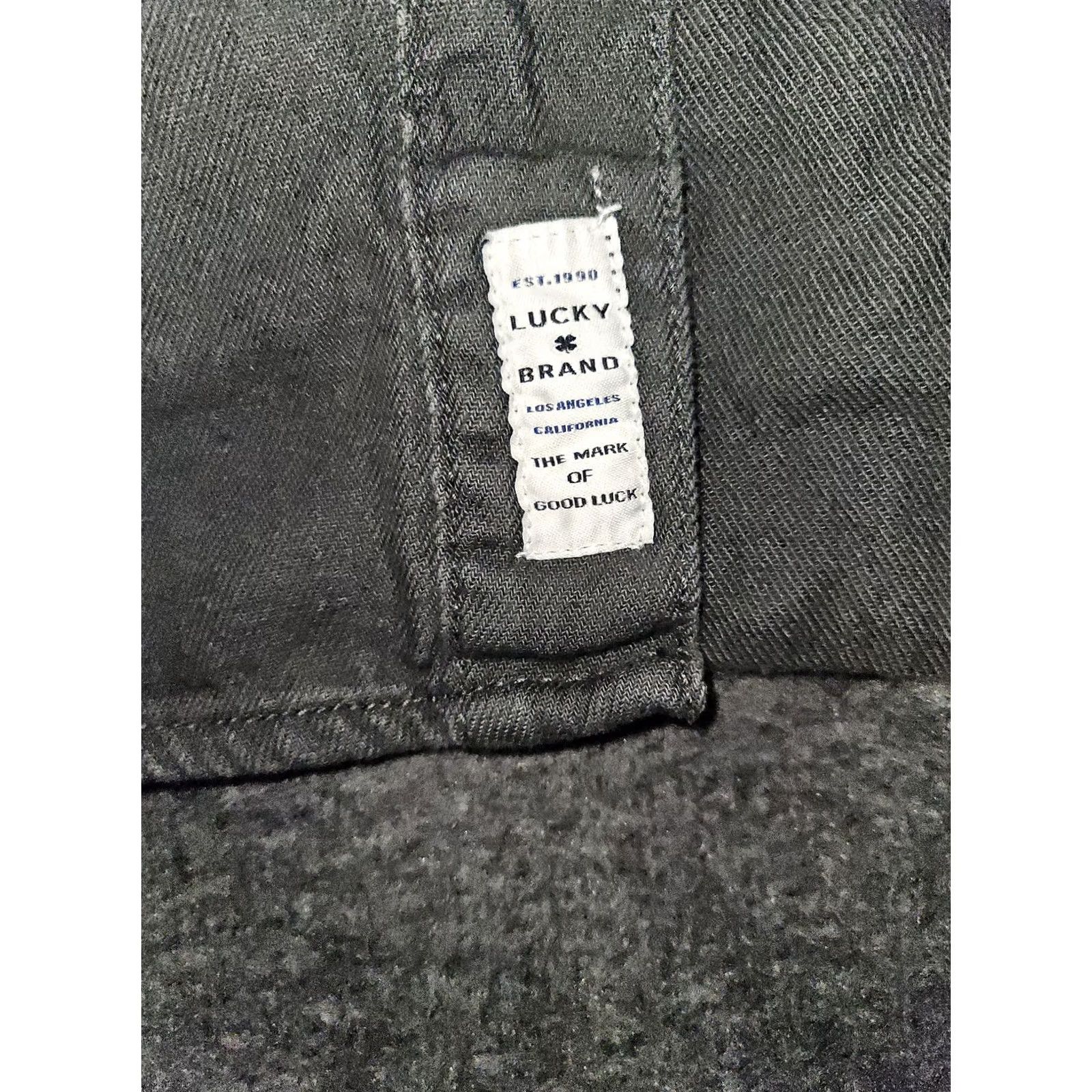 Lucky Brand Lucky Brand Shirt Mens 2XL Gray Button Down Long Sleeve Double Pocket Casual Shirt-2XL Mens Gray Button-Down Collared Cotton Workwear Size US XXL / EU 58 / 5 - 7 Thumbnail