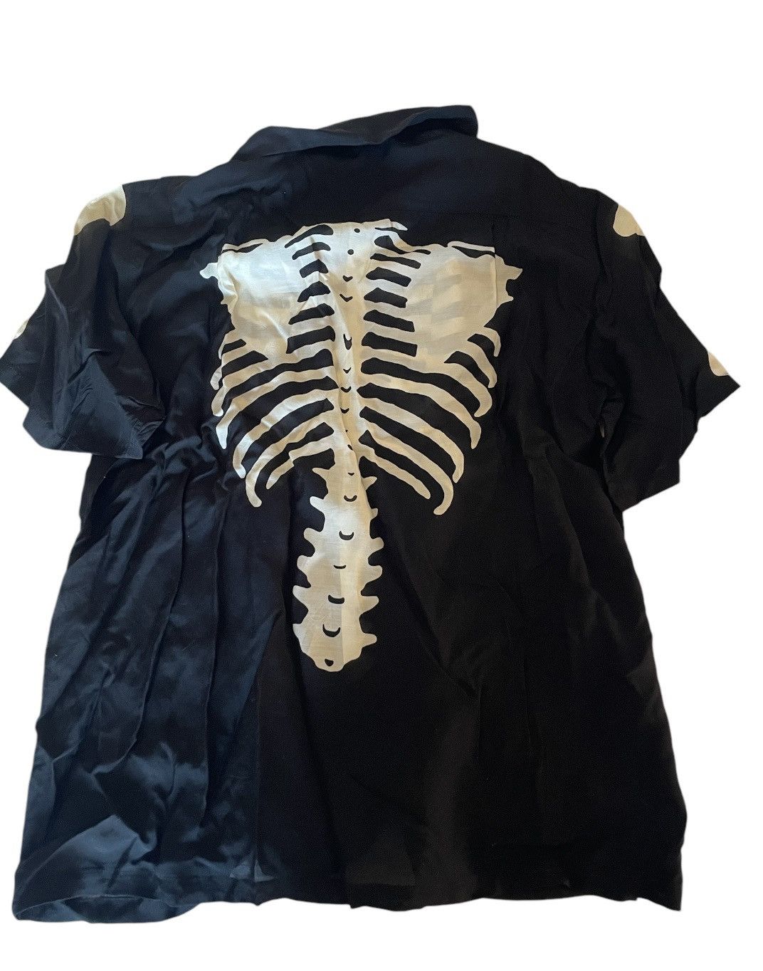 Japanese Brand × Kapital Kapital Bones Black Silk Aloha Shirt Size US XXL / EU 58 / 5 - 2 Thumbnail