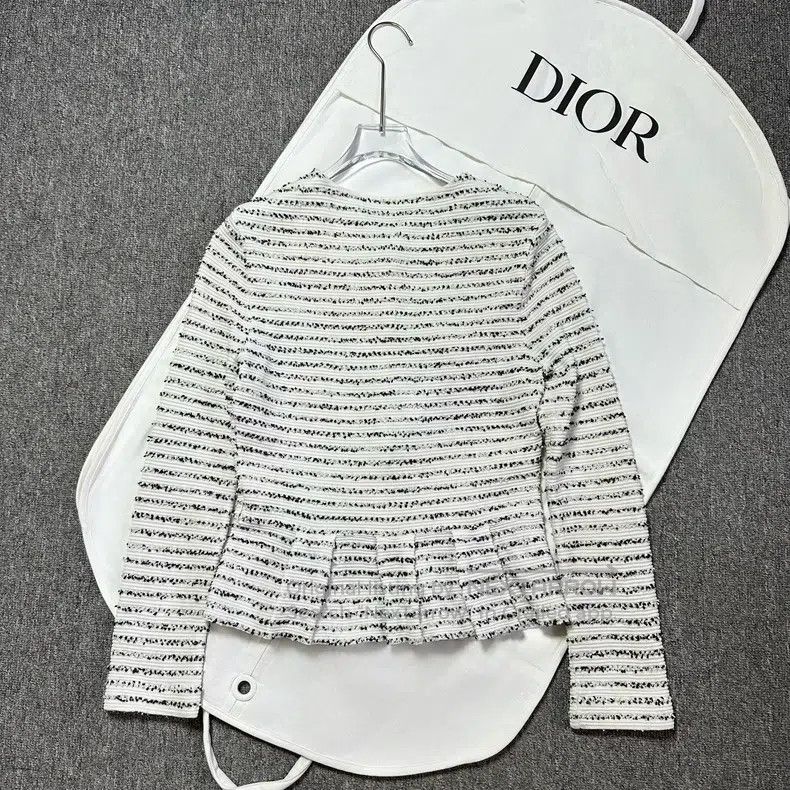 Dior Dior Snowflake Striped Little Chanel Wool Jacket Size S / US 4 / IT 40 - 5 Thumbnail