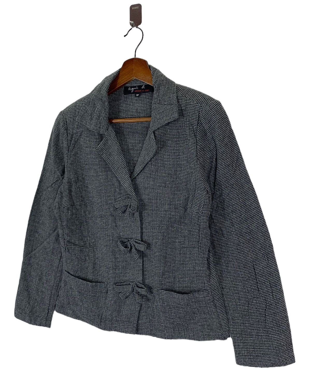 agnes b. VINTAGE DESIGNER AGNES B SNAP BUTTON COAT WOMEN Size S / US 4 / IT 40 - 3 Thumbnail