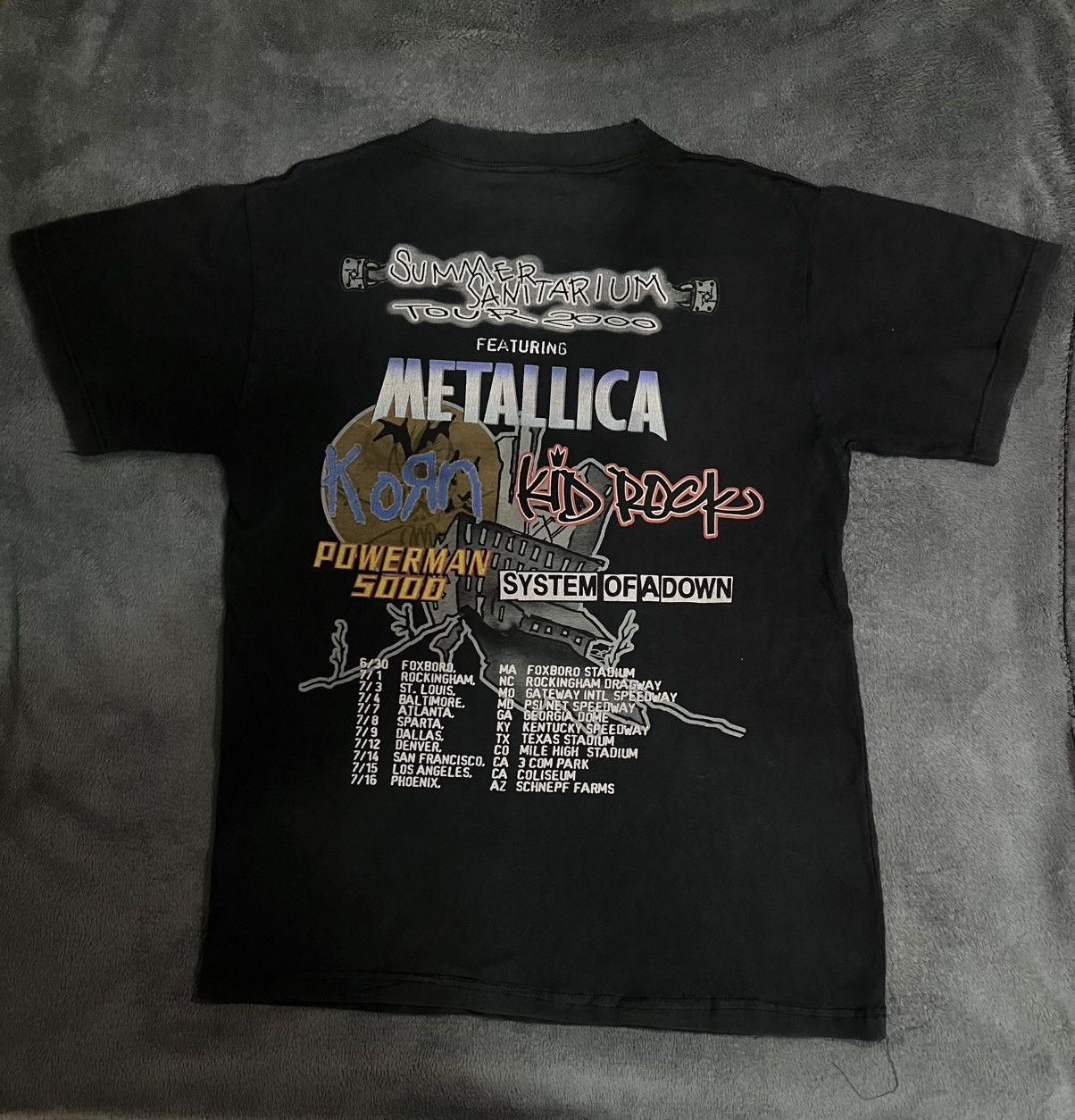 Vintage VTG.Metallica Sanitarium 2000's(Fixed Size L to M.) Size US M / EU 48-50 / 2 - 3 Thumbnail
