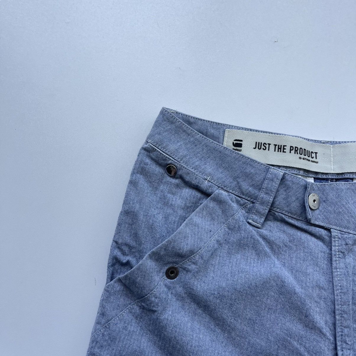 G-Star G-Star Raw Rackam Tapered Cargo Pants Denim Blue Size US 32 / EU 48 - 4 Thumbnail