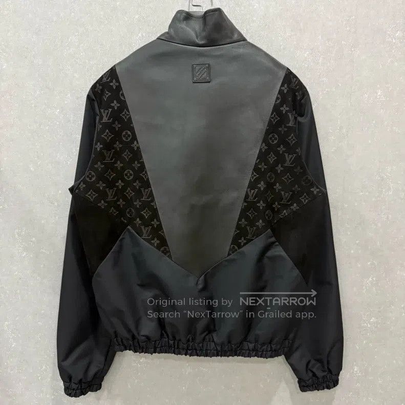 Louis Vuitton Logo Embossed Inlaid Parka Jacket