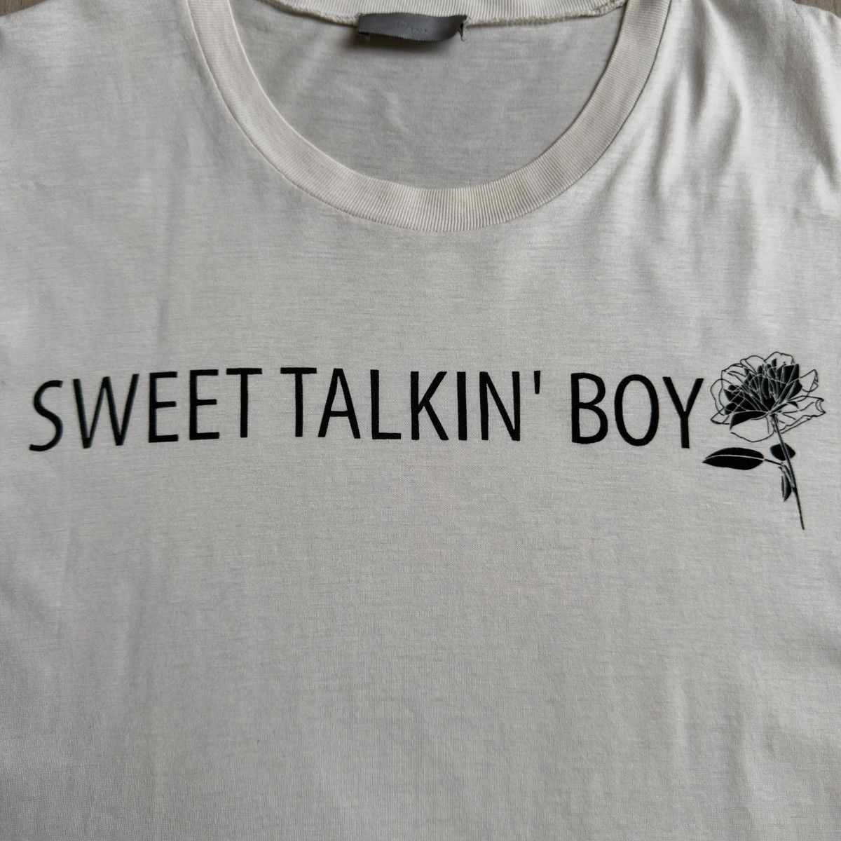 Dior Homme SS2010 Sweet Talkin' Boy Flower T-Shirt Size US S / EU 44-46 / 1 - 2 Thumbnail