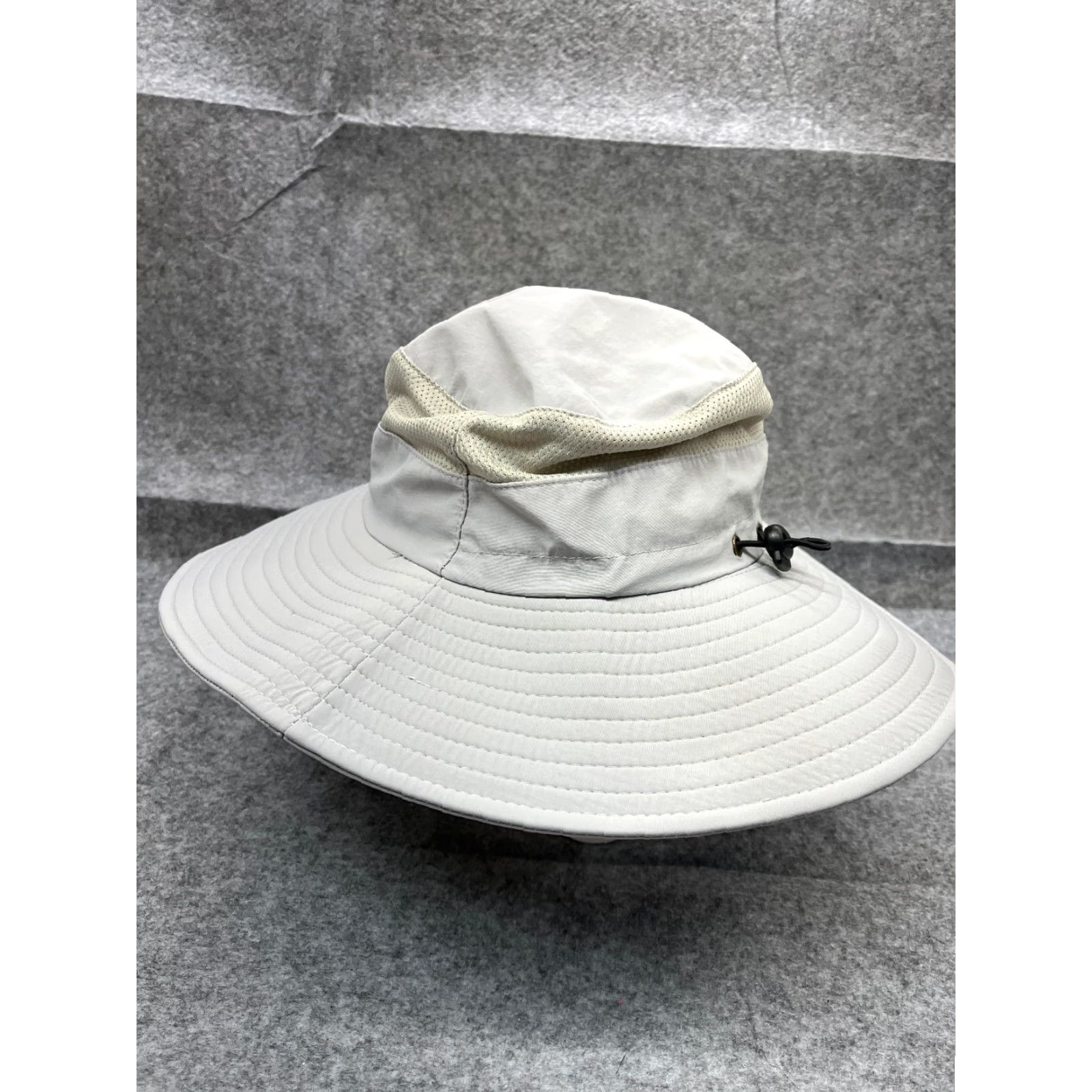 Vintage Sport Hat Adult One Size Gray Nylon Bucket Hat Logo Camping Fishing Hiking Travel Workwear Adjustable Breathable Lightweight Seasonal Men’s Cap Size ONE SIZE - 5 Thumbnail