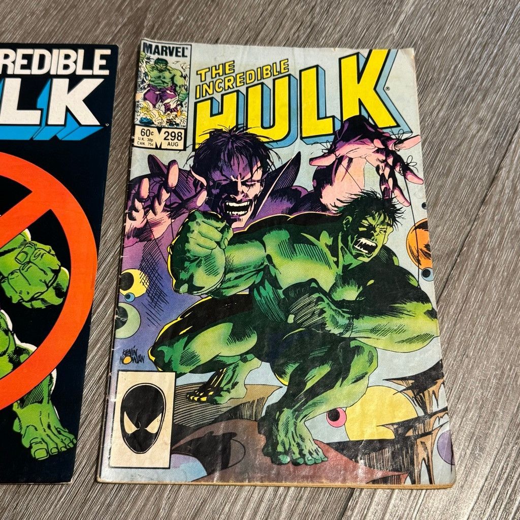 Marvel Comics 1984 1985 Marvel The Incredible Hulk Comic Books Bundle Lot Size ONE SIZE - 3 Thumbnail