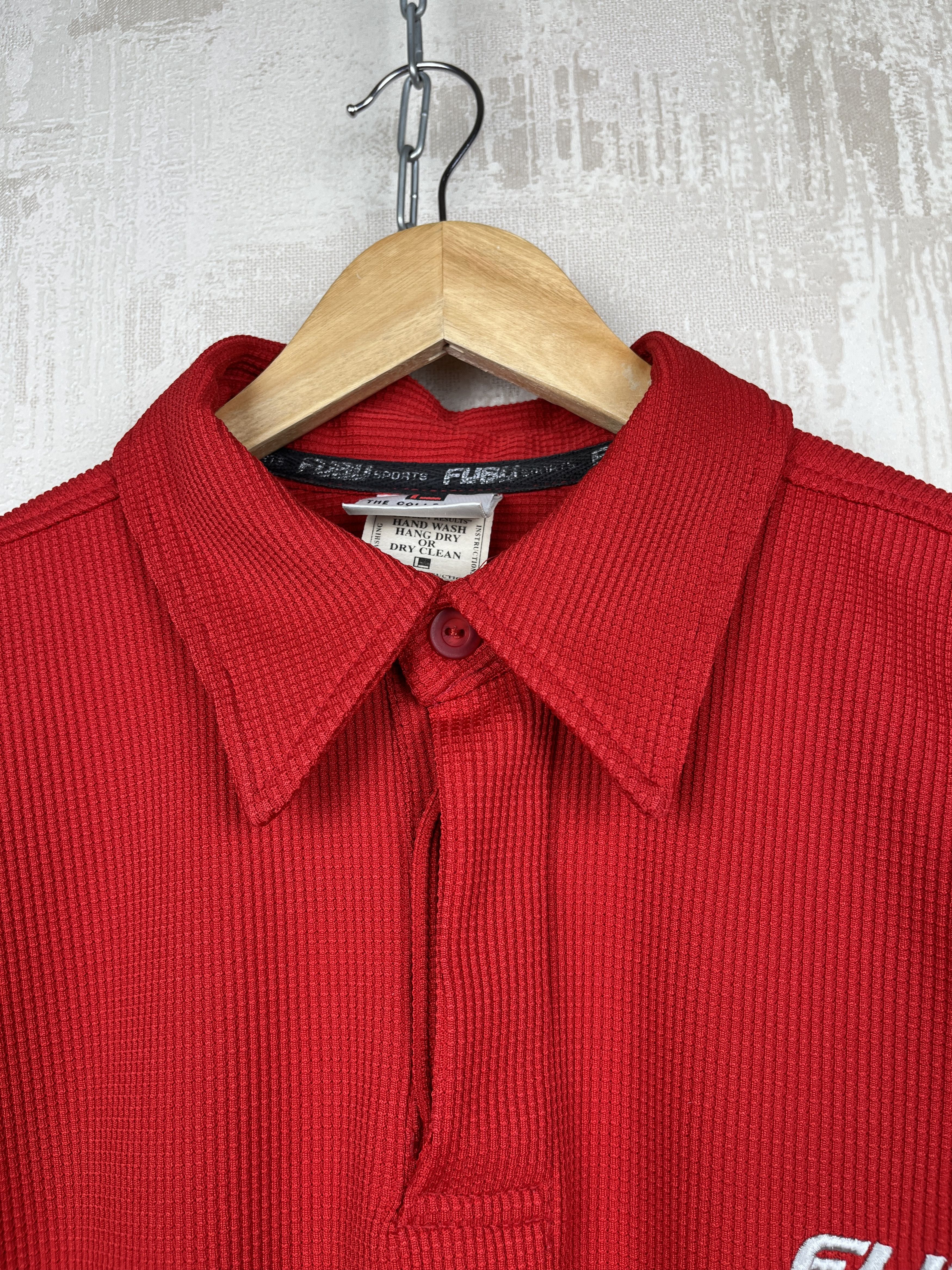 Fubu Vintage FUBU Sports Polo Rugby Shirt Long Sleeve Size US L / EU 52-54 / 3 - 11 Thumbnail