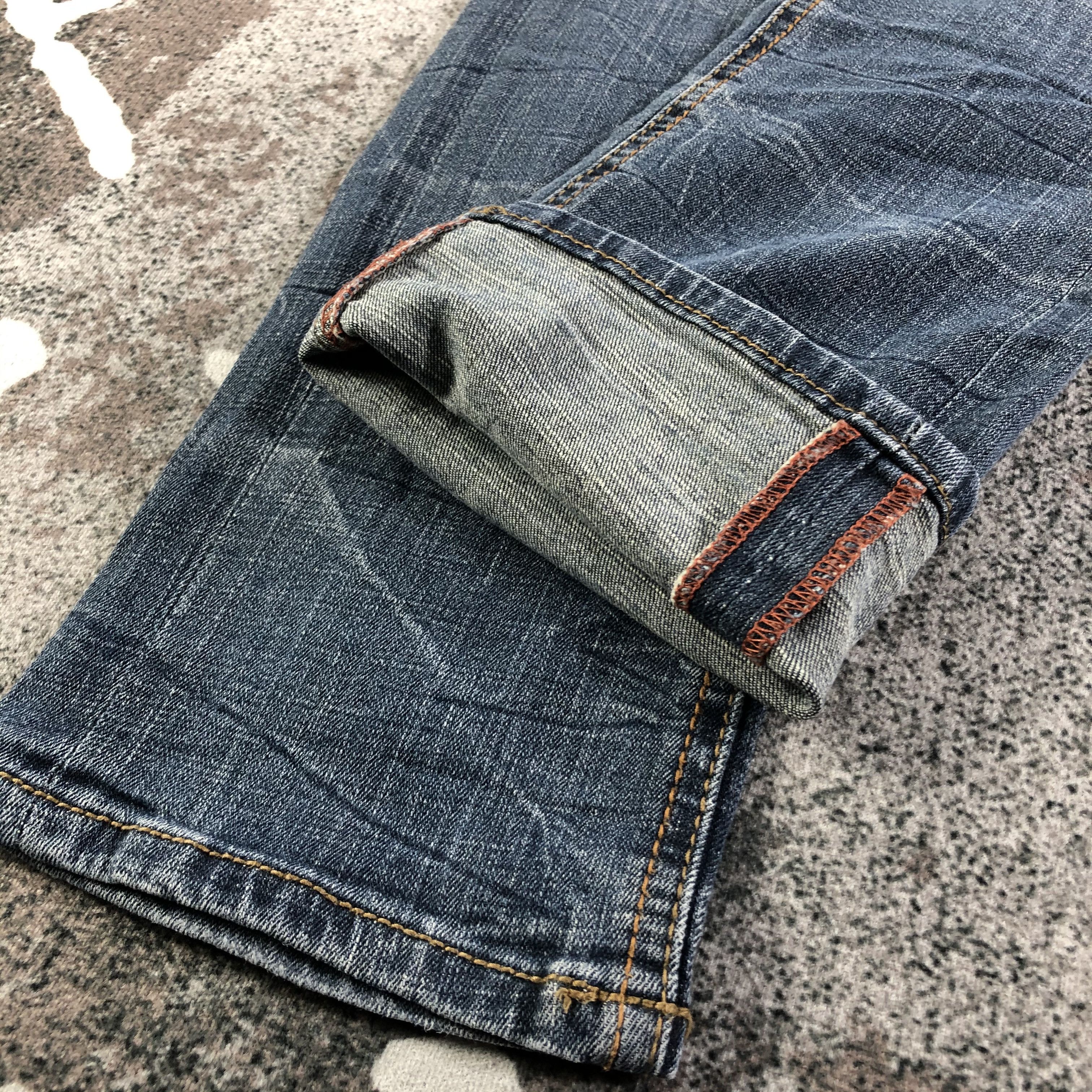 Japanese Brand Spicy Denim Faded Skinny Jeans KJ2139 Size US 29 - 6 Thumbnail