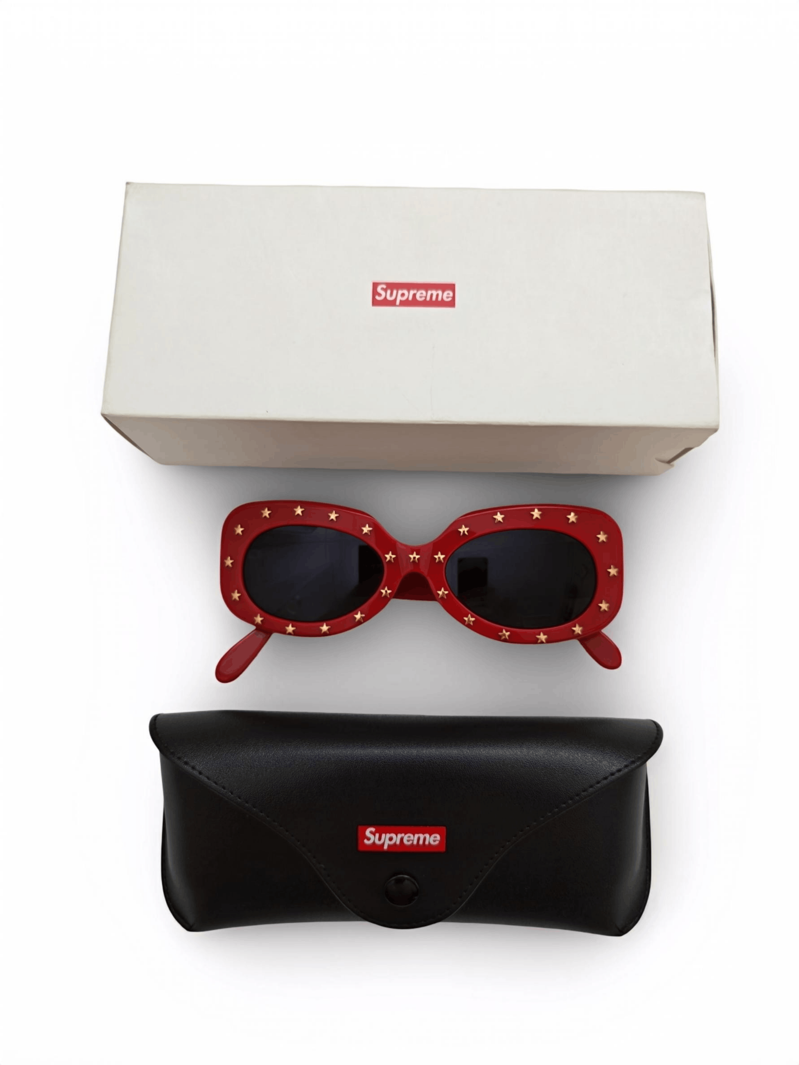 Supreme Supreme Red SS18 Royale Sunglasses Gold stars Size ONE SIZE - 1 Thumbnail