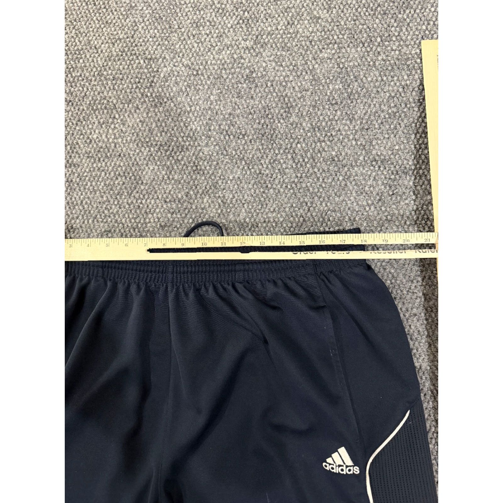 Adidas Adidas Track Pants Mens XL Blue Striped Athletic Training Soccer Pants Size US 36 / EU 52 - 6 Thumbnail