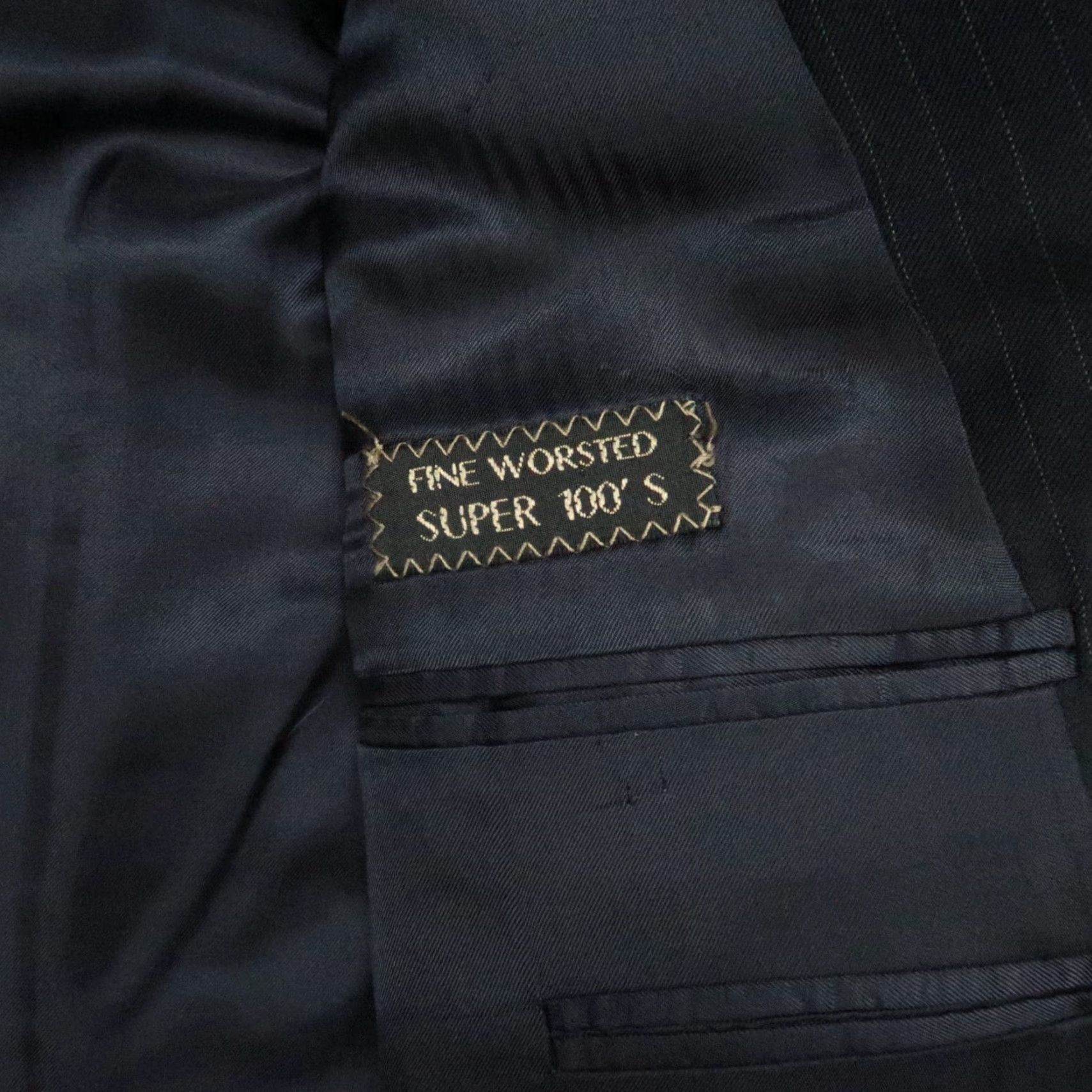 Ermenegildo Zegna VINTAGE Ermenegildo Zegna Blazer Men’s 42L Wool Patterned Suit Jacket Business Formal Men Size 42R - 4 Thumbnail