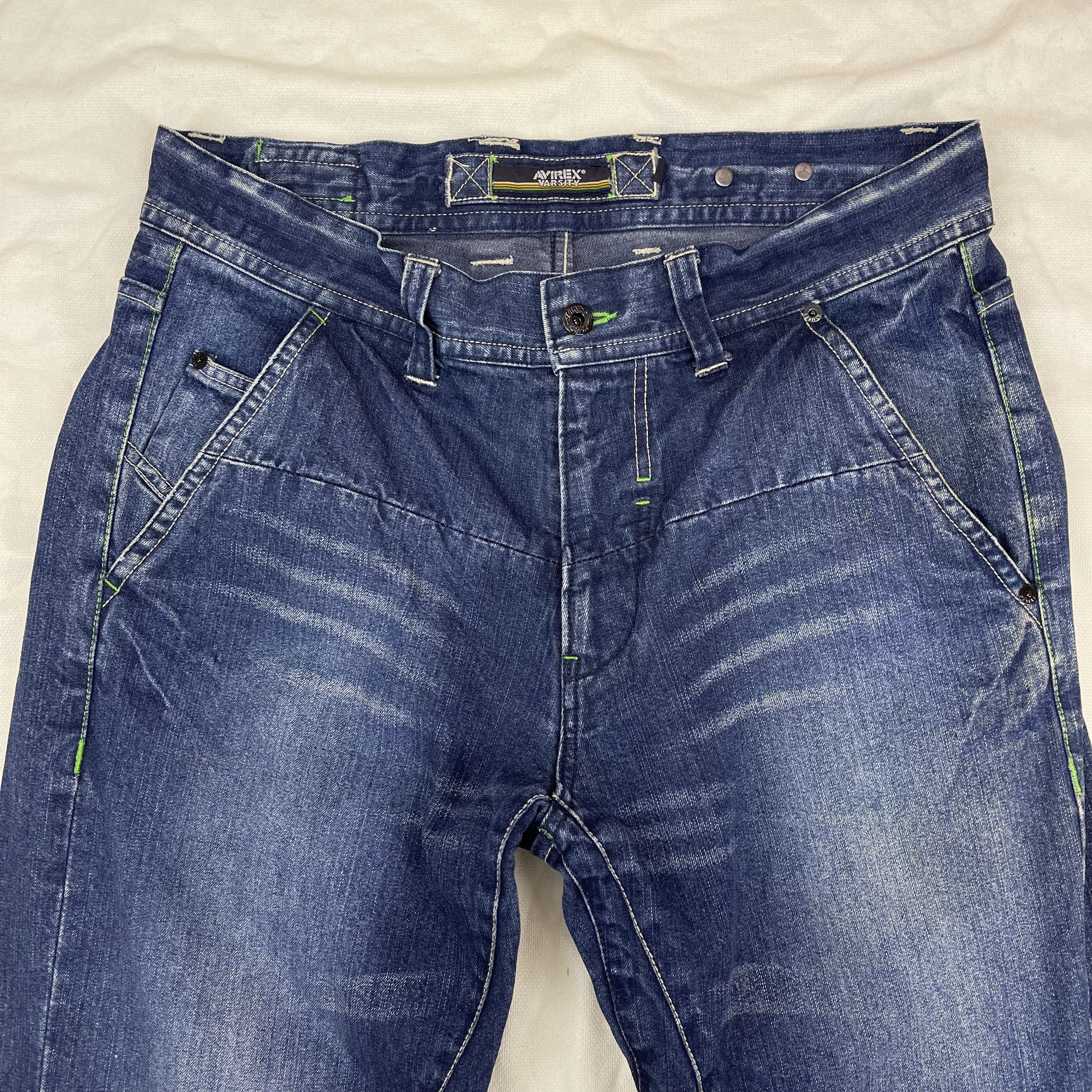 Avirex AVIREX VARSITY Denim Jeans #1289/AS Size US 36 / EU 52 - 2 Thumbnail