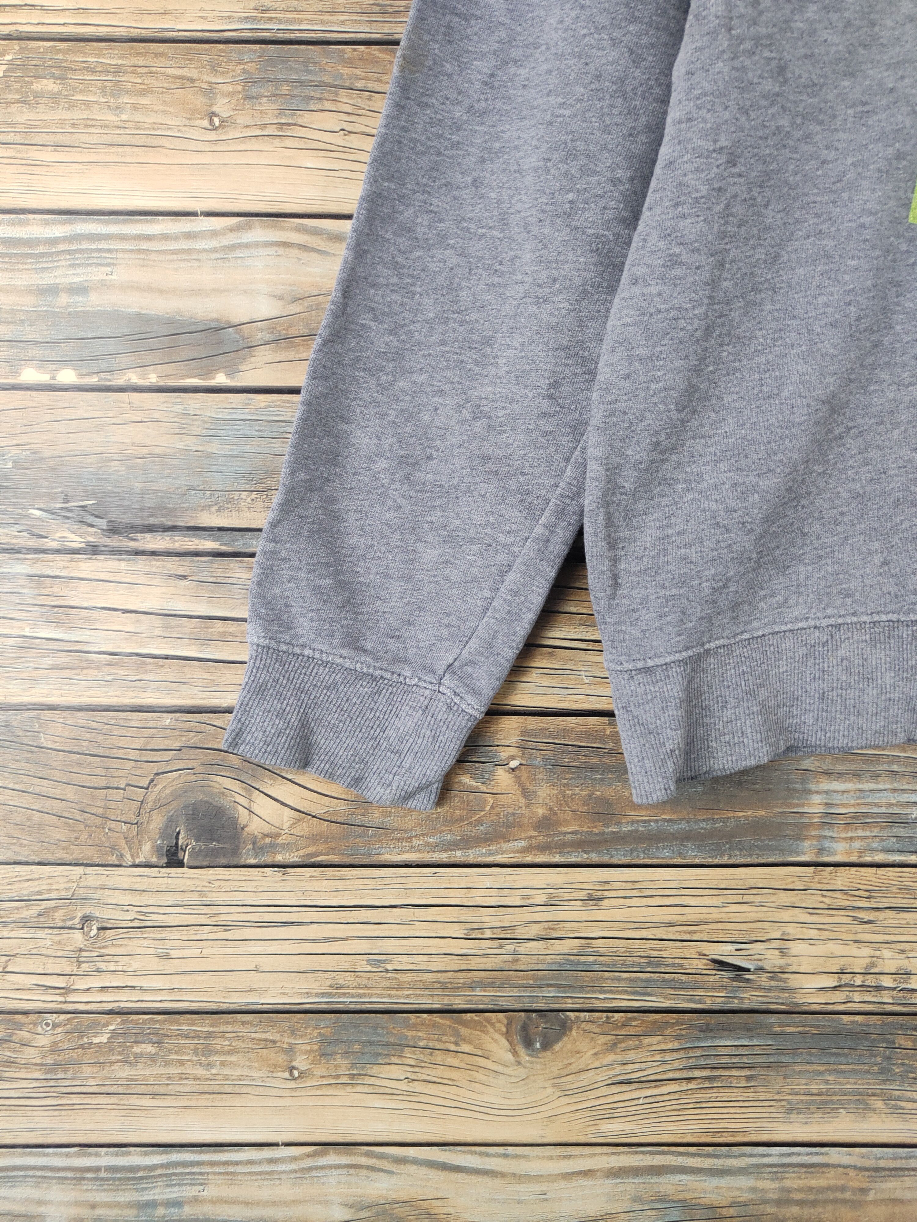 Japanese Brand DL Blue Cross Gray Sweatshirts #2062 Size US M / EU 48-50 / 2 - 4 Thumbnail