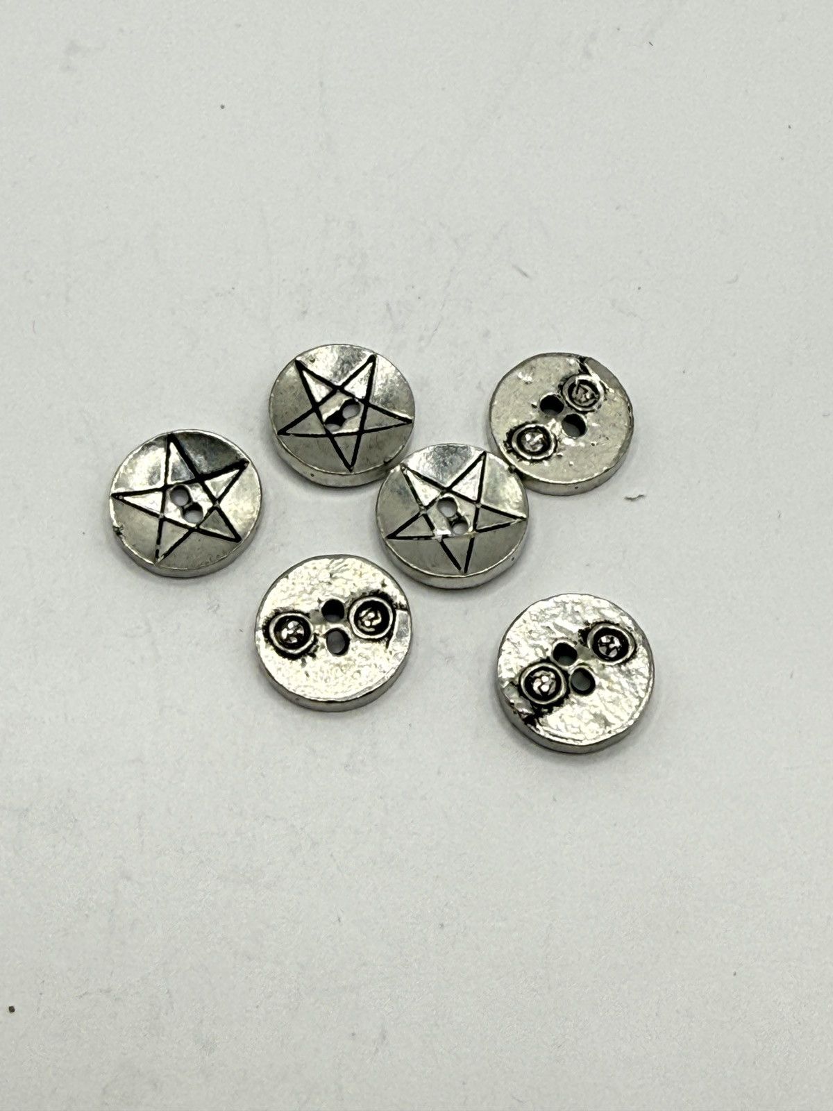 Seditionaries Alchemy England Pentagram Charms biker/goth chrome erd Size ONE SIZE - 4 Thumbnail