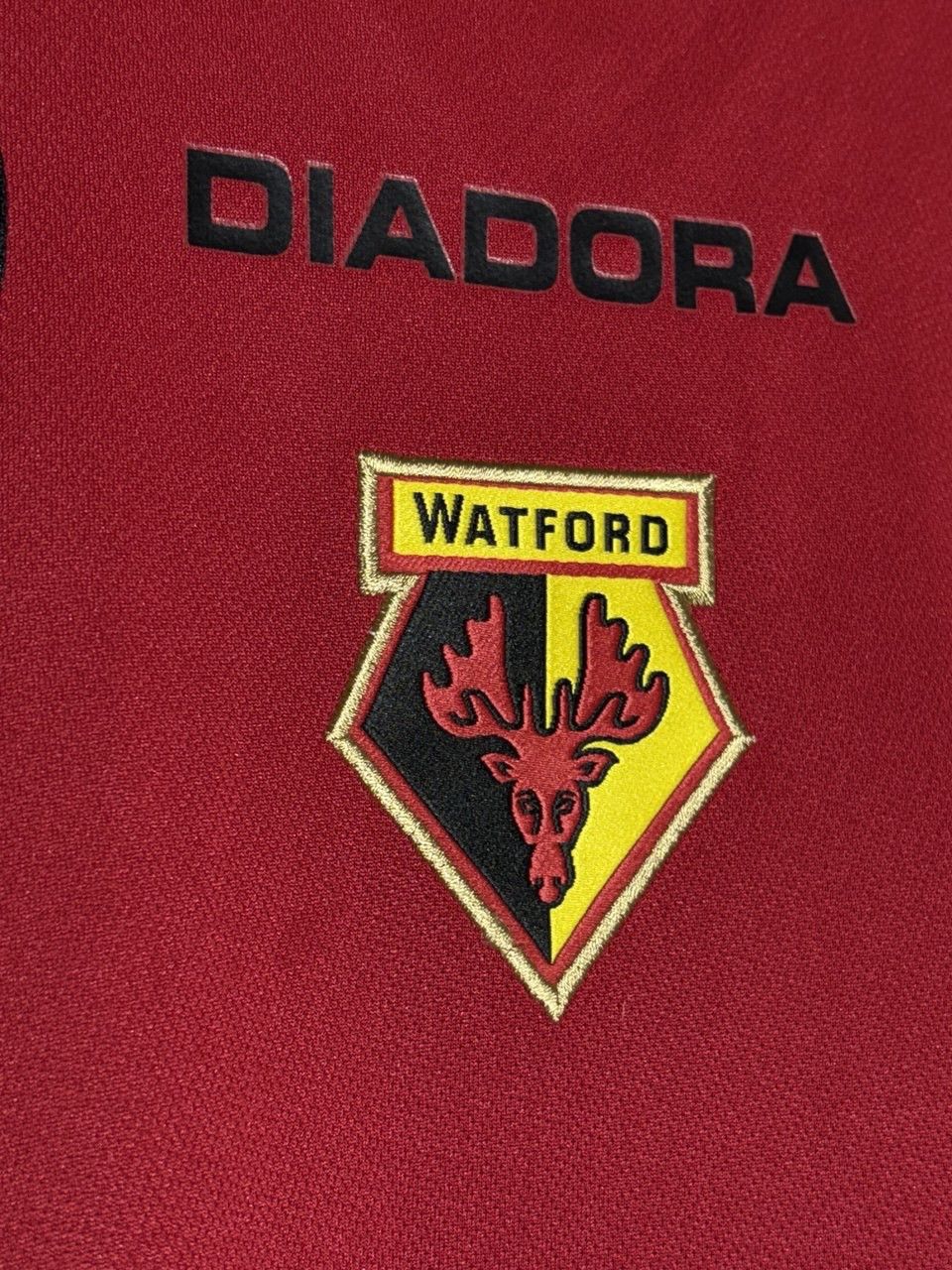 Diadora Diadora Watford 2007/08 Away Long Sleeve Soccer Jersey Size US M / EU 48-50 / 2 - 6 Thumbnail