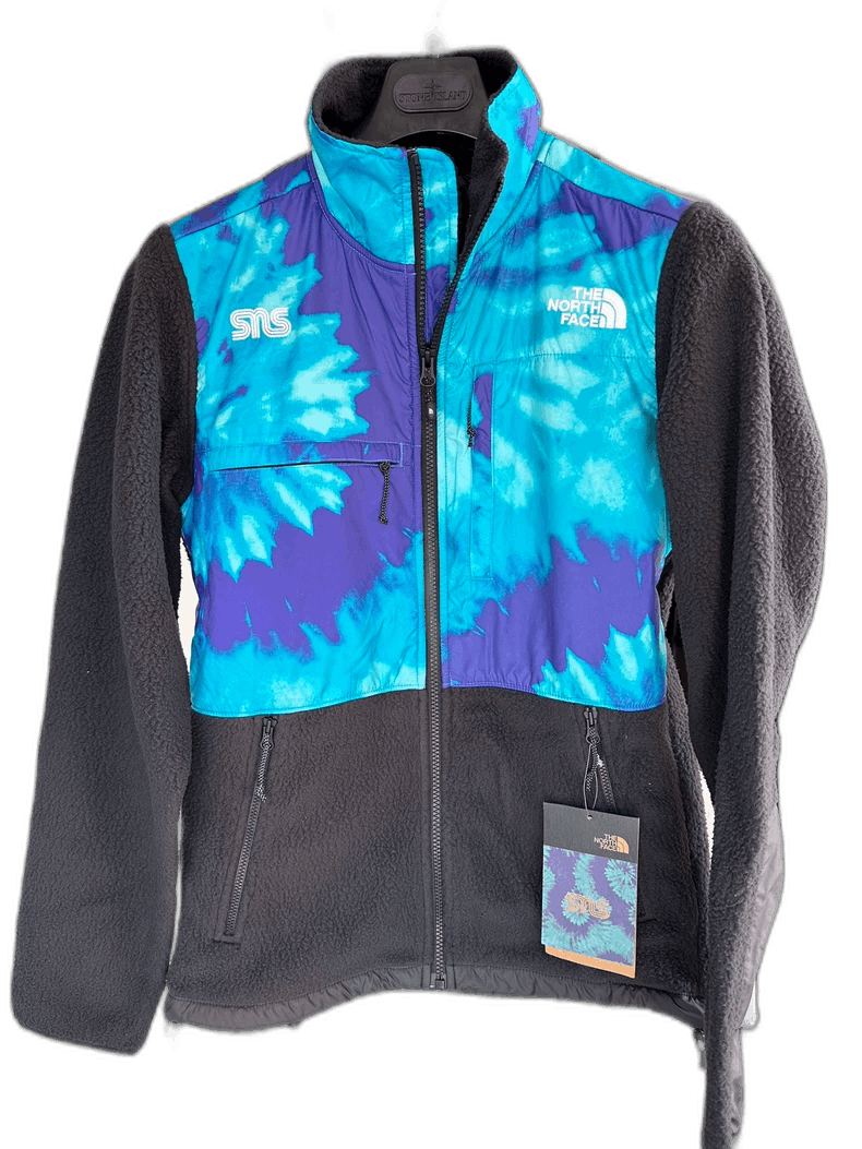 The North Face The North Face Blue Tie-Dye Fleece Jacket Size US XS / EU 42 / 0 - 1 Thumbnail
