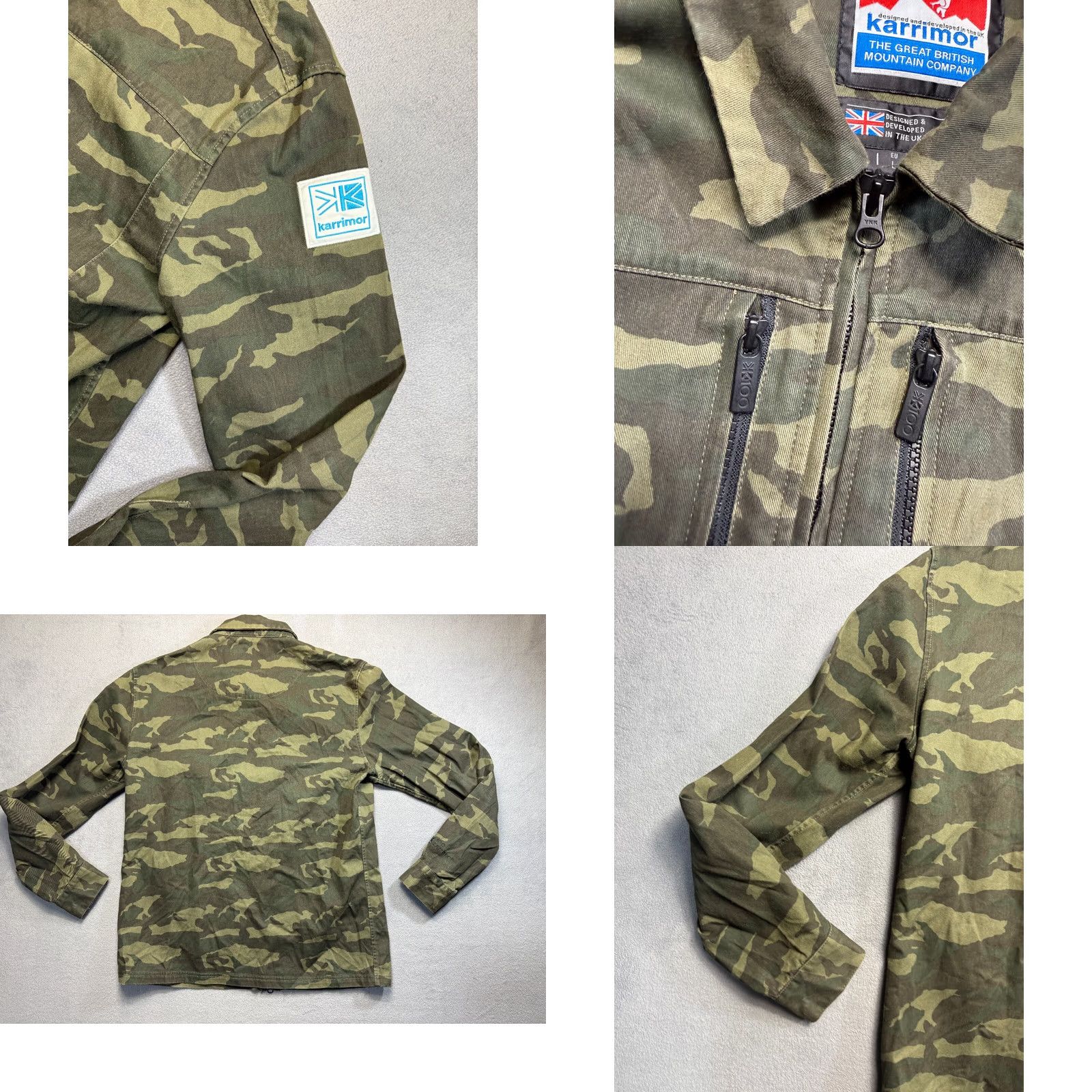 Karrimor Karrimor K100 Camo Jacket Military Mens size L Size US L / EU 52-54 / 3 - 10 Thumbnail