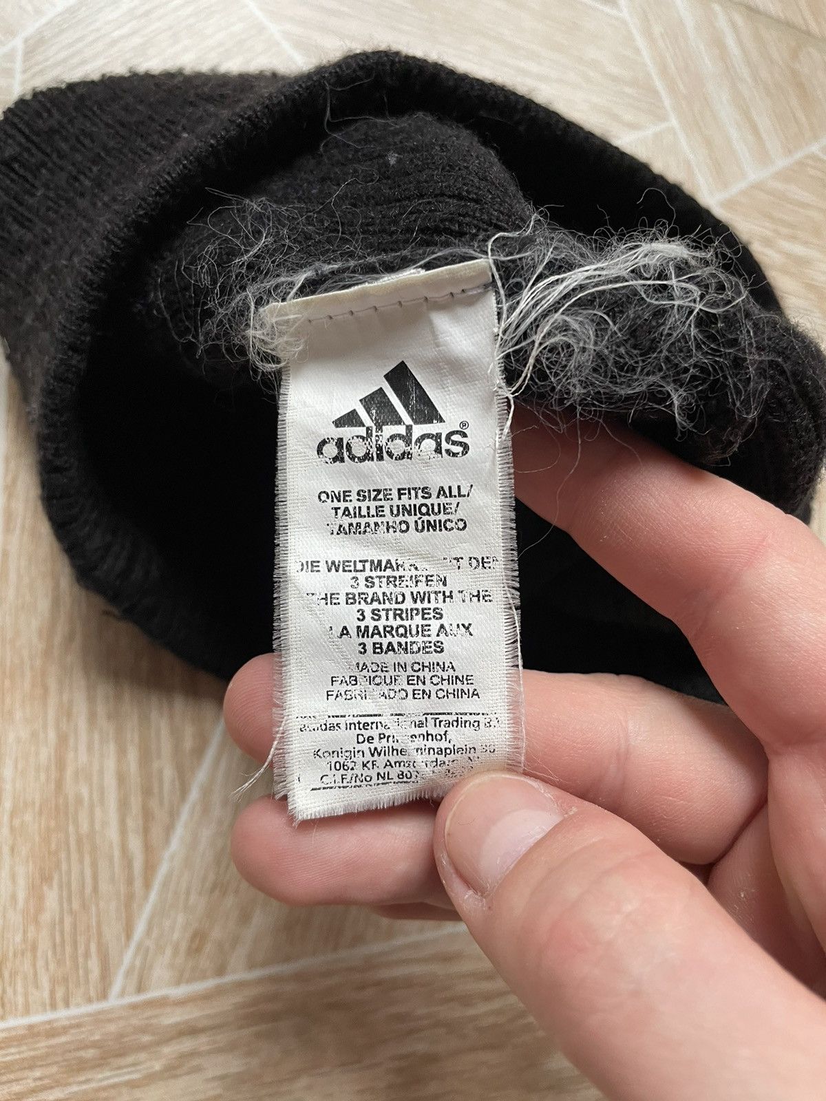 Adidas × Vintage 2005 Y2K Retro Vintage Adidas Beanie Hat One Size Black Size ONE SIZE - 3 Thumbnail