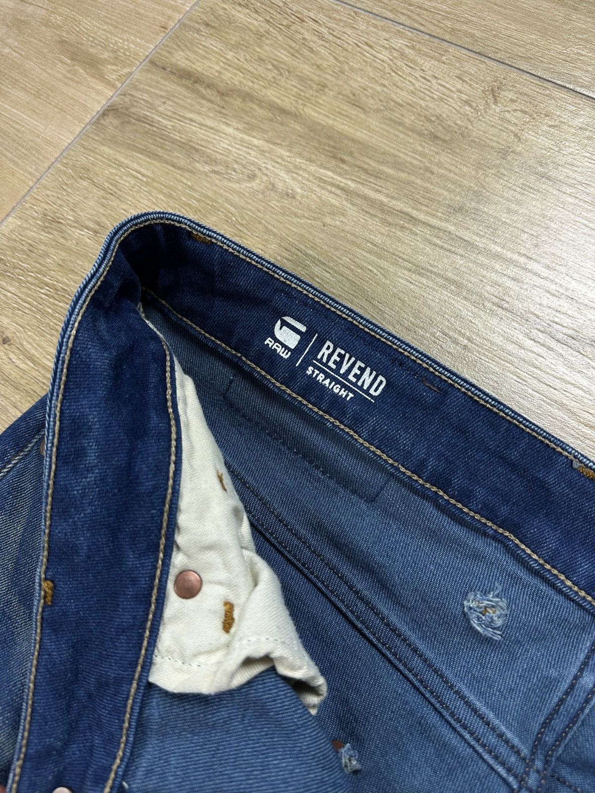 G-Star G-Star Raw Revend Straight Denim Jeans Size 31x36 Size US 31 - 9 Thumbnail