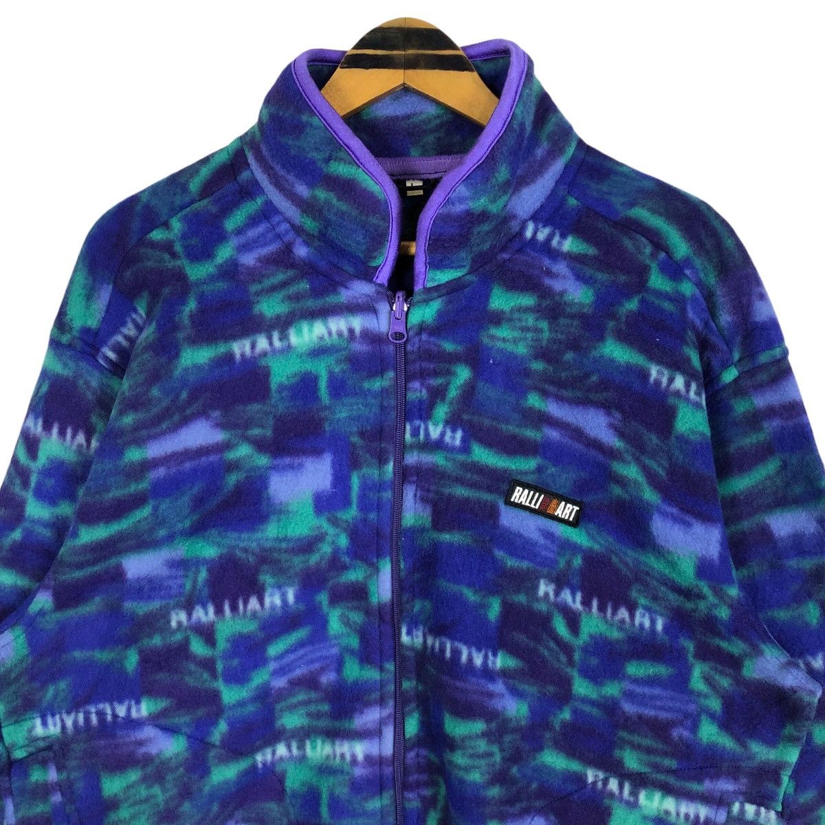 Japanese Brand Vintage 90s Ralliart Fleece Jacket Size US L / EU 52-54 / 3 - 3 Thumbnail