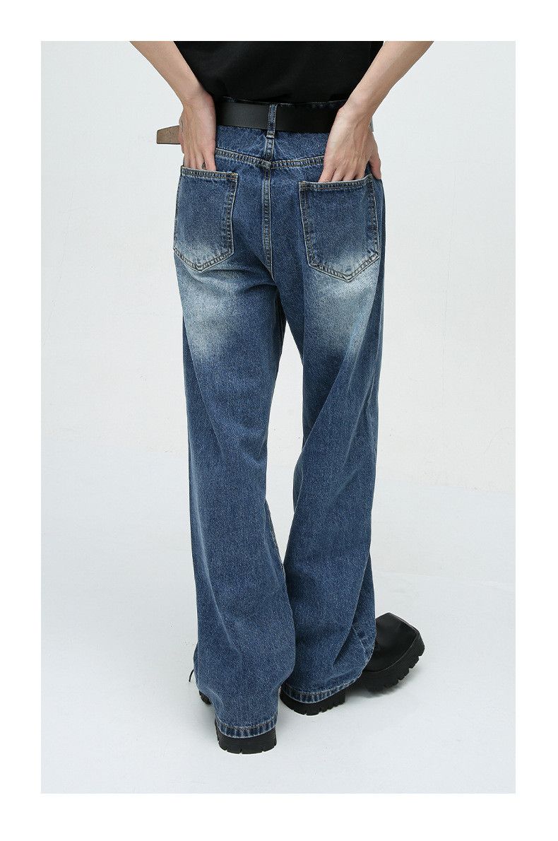 Japanese Brand × Jean Japanese retro split design straight jeans Size US 32 / EU 48 - 6 Thumbnail