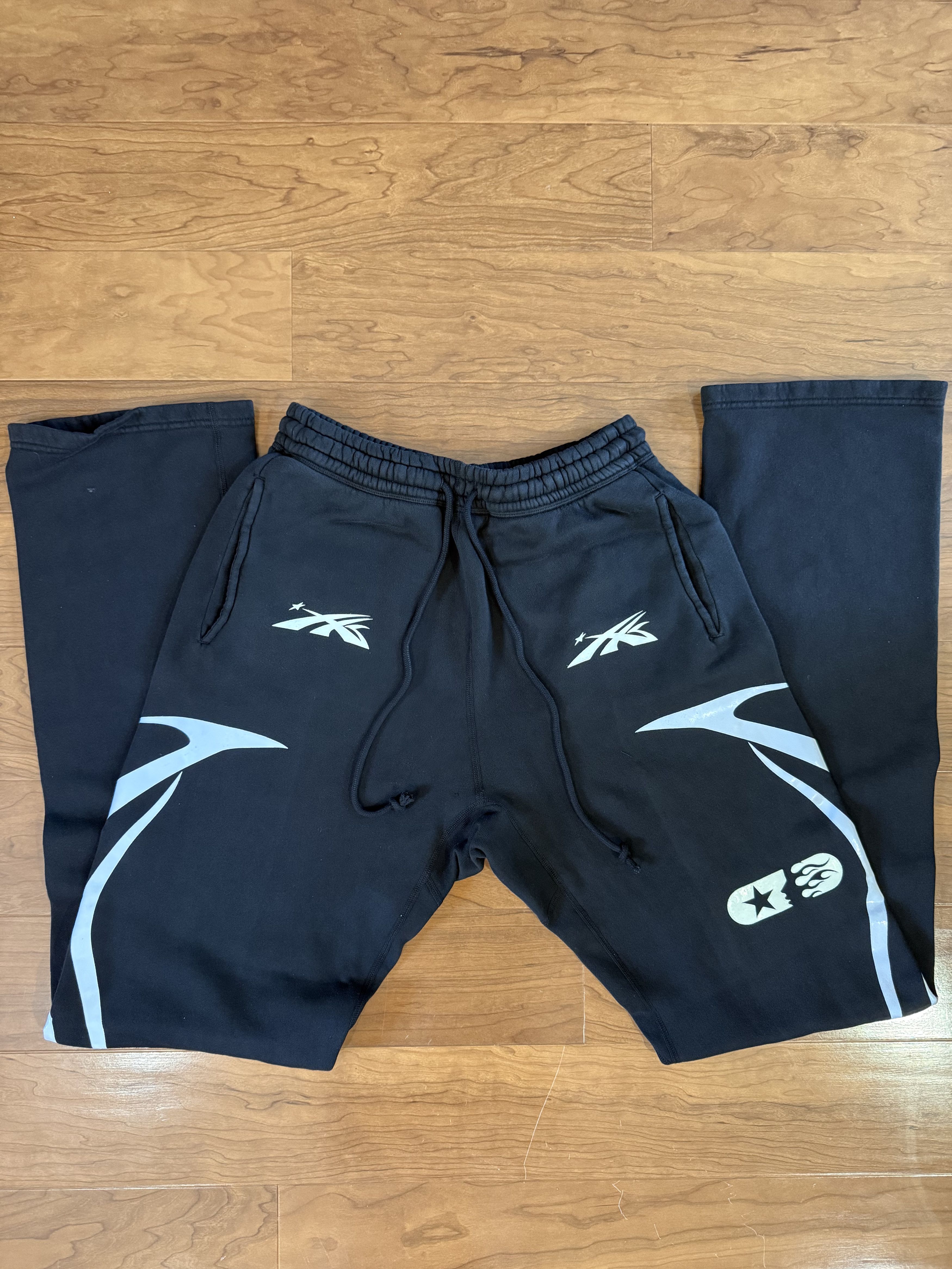 HELLSTAR Hellstar Sports Jet Black Sweatpants Size US 32 / EU 48 - 3 Thumbnail
