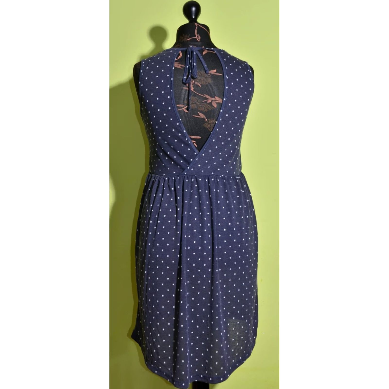 Vintage Denim & Supply Ralph Lauren Women's Sleeveless Light Summer Dress XS Blue A-Line Casual Party/Cocktail Dress Size XS / US 0-2 / IT 36-38 - 3 Thumbnail