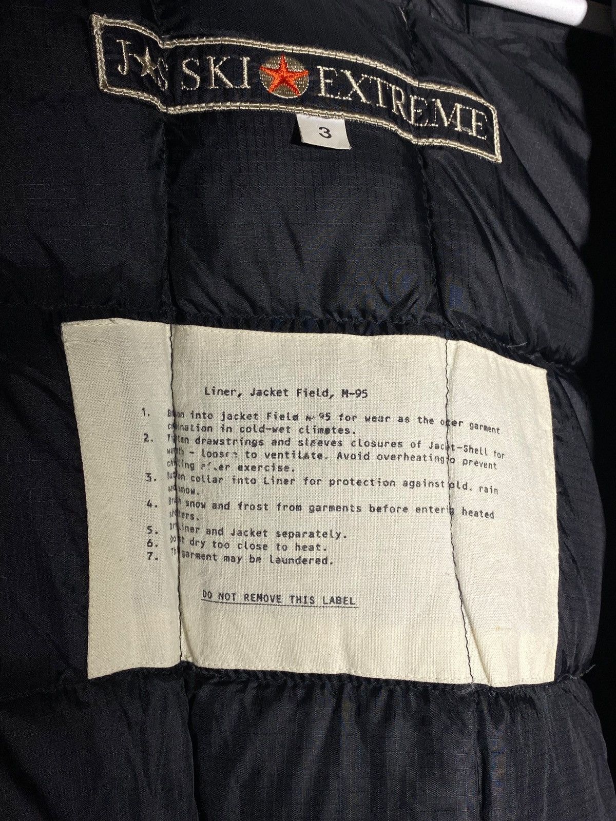 JET SET Vintage Jet Set Extreme Ski M-95 Field Jacket Liner Black Size US L / EU 52-54 / 3 - 16 Thumbnail