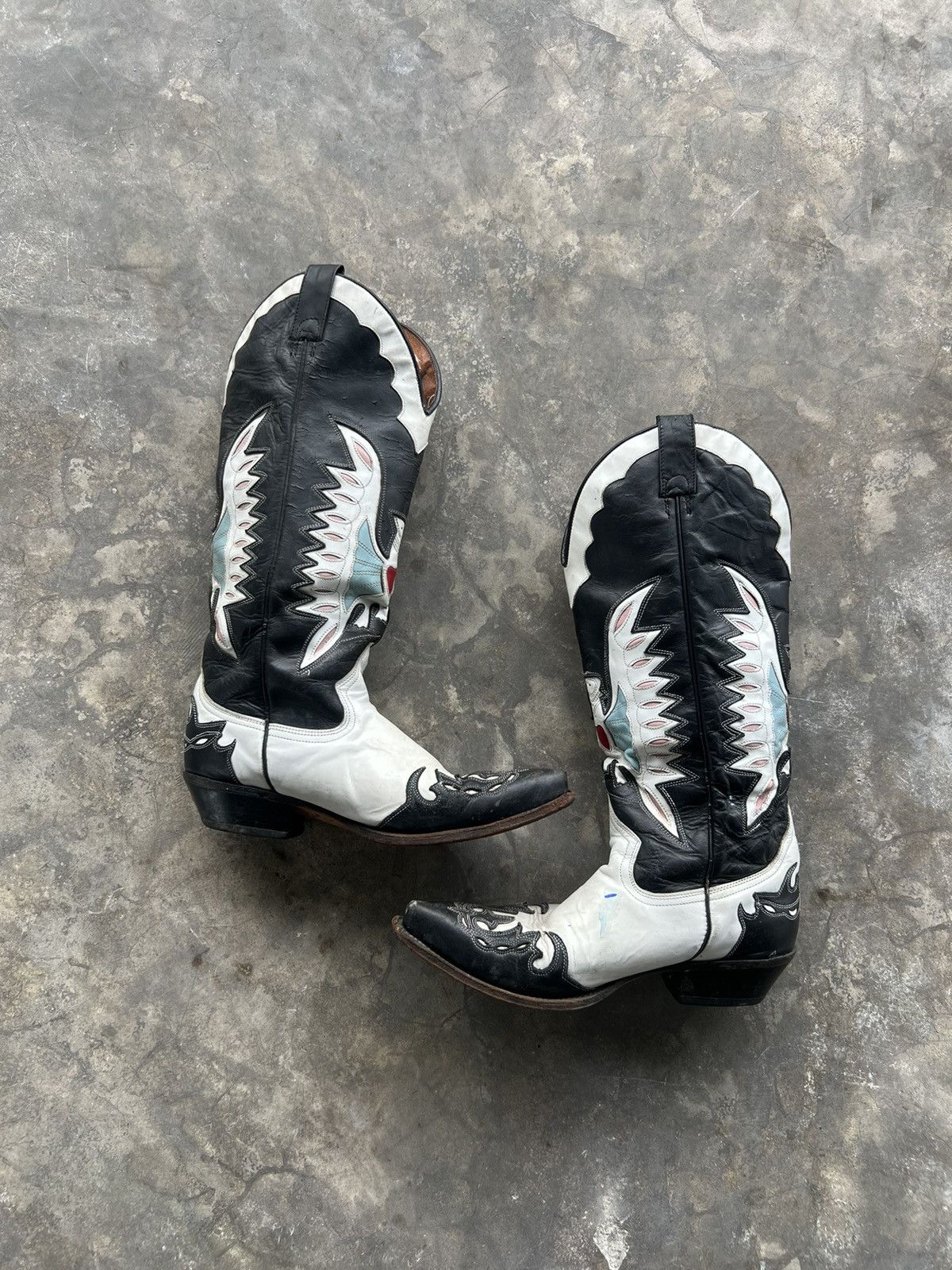 Buffalo London Vintage 80s Buffalo Western Boots Size US 10.5 / IT 40.5 - 3 Thumbnail