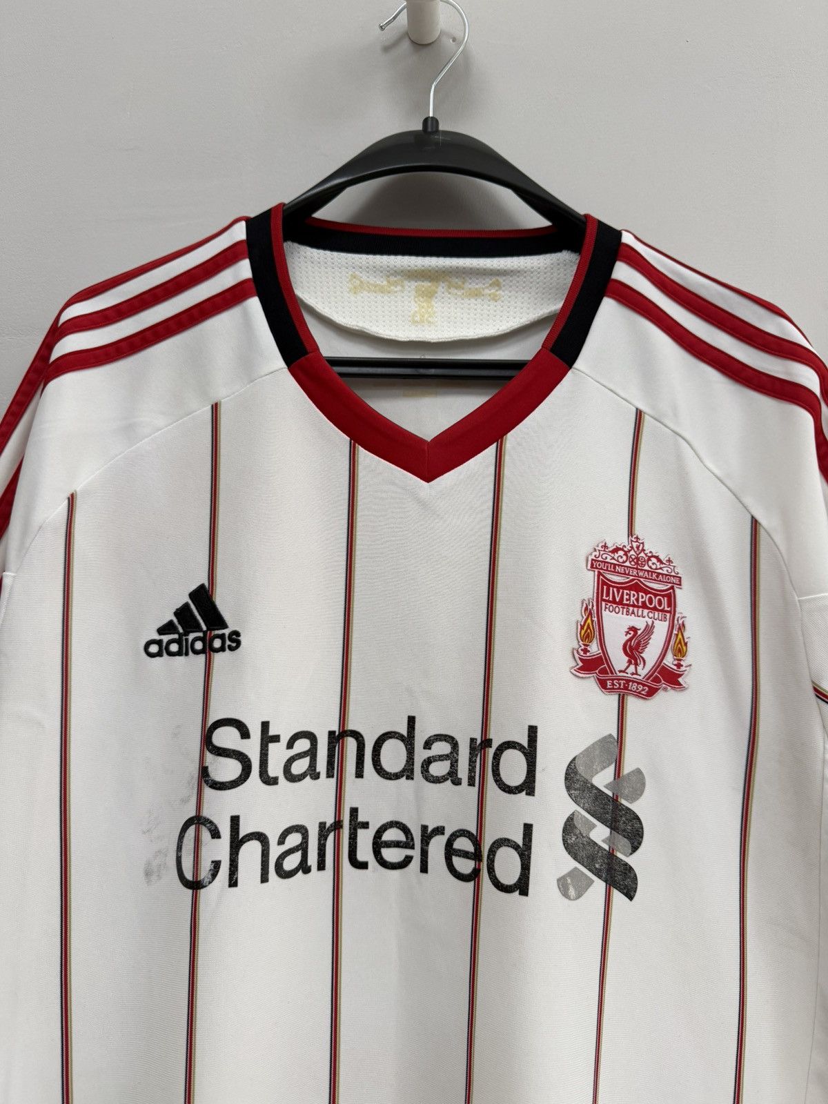 Adidas Liverpool FC 2010 Away Football Jersey #8 Gerrard Adidas Size US L / EU 52-54 / 3 - 3 Thumbnail