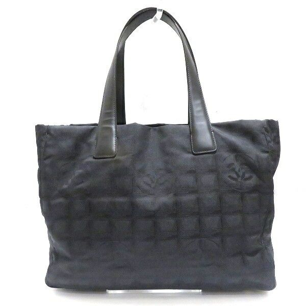 Chanel Chanel Chanel Nylon Leather Tote Bag Canvas Tote Bag 10513118 in Great Condition Size ONE SIZE - 1 Thumbnail