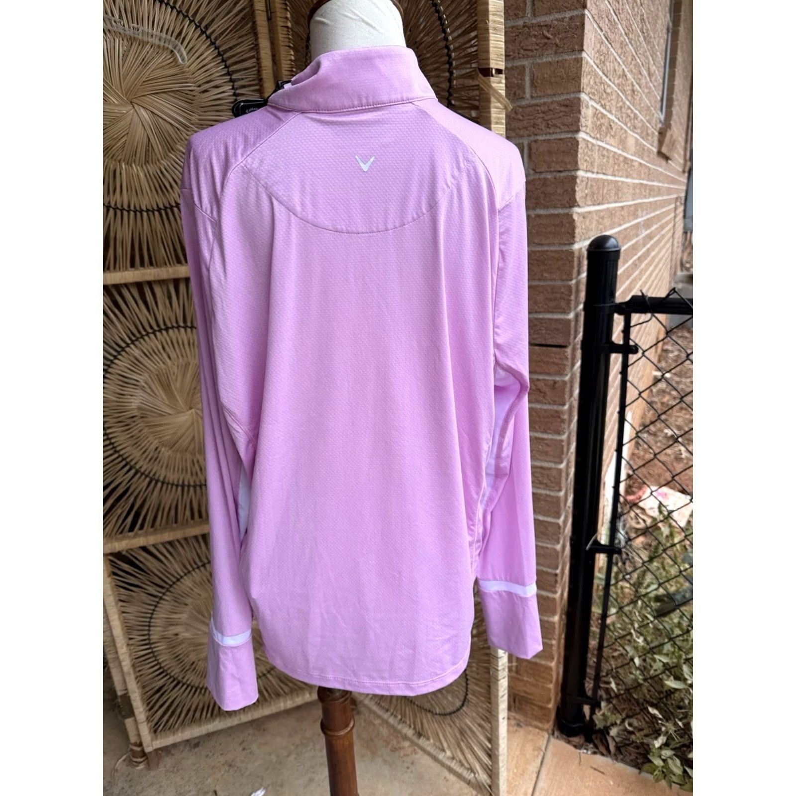 Callaway VINTAGE? Callaway Shirt Womens 2XL Long Sleeve Orchid Swing Tech Golf NWT Plus Girls Men? Size XXL / US 16-18 / IT 52-54 - 6 Thumbnail