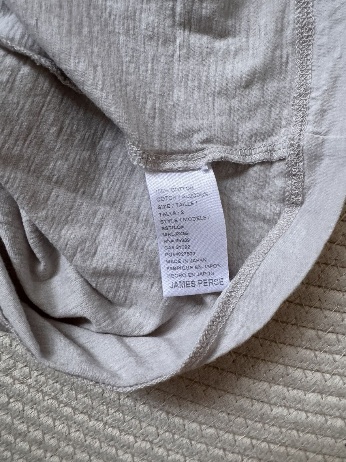 James Perse james perse cotton reno t shirt mens made in Japan size 2 Size M / US 6-8 / IT 42-44 - 4 Thumbnail