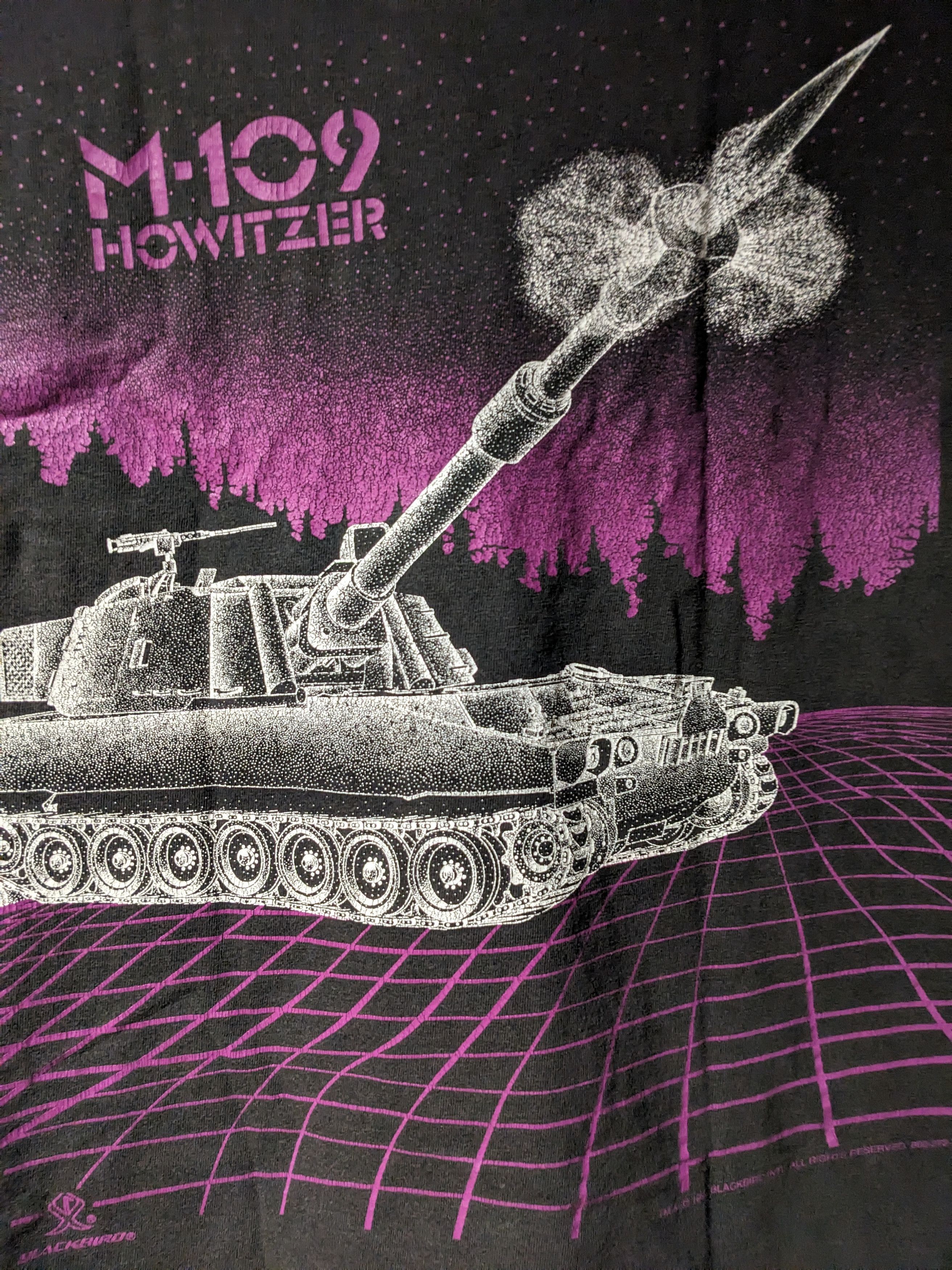 Vintage Vintage 1992 M-109 Howitzer Tank Military Large T-Shirt Size US L / EU 52-54 / 3 - 2 Thumbnail