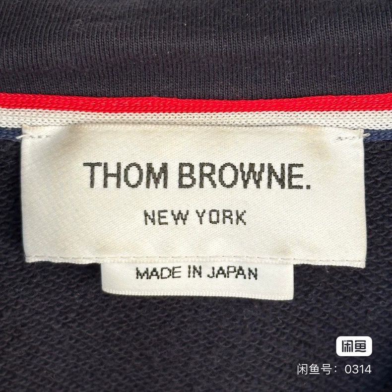 Thom Browne Thom browne Navy blue zipper jacket 2503-Nextarrow Size US L / EU 52-54 / 3 - 5 Thumbnail
