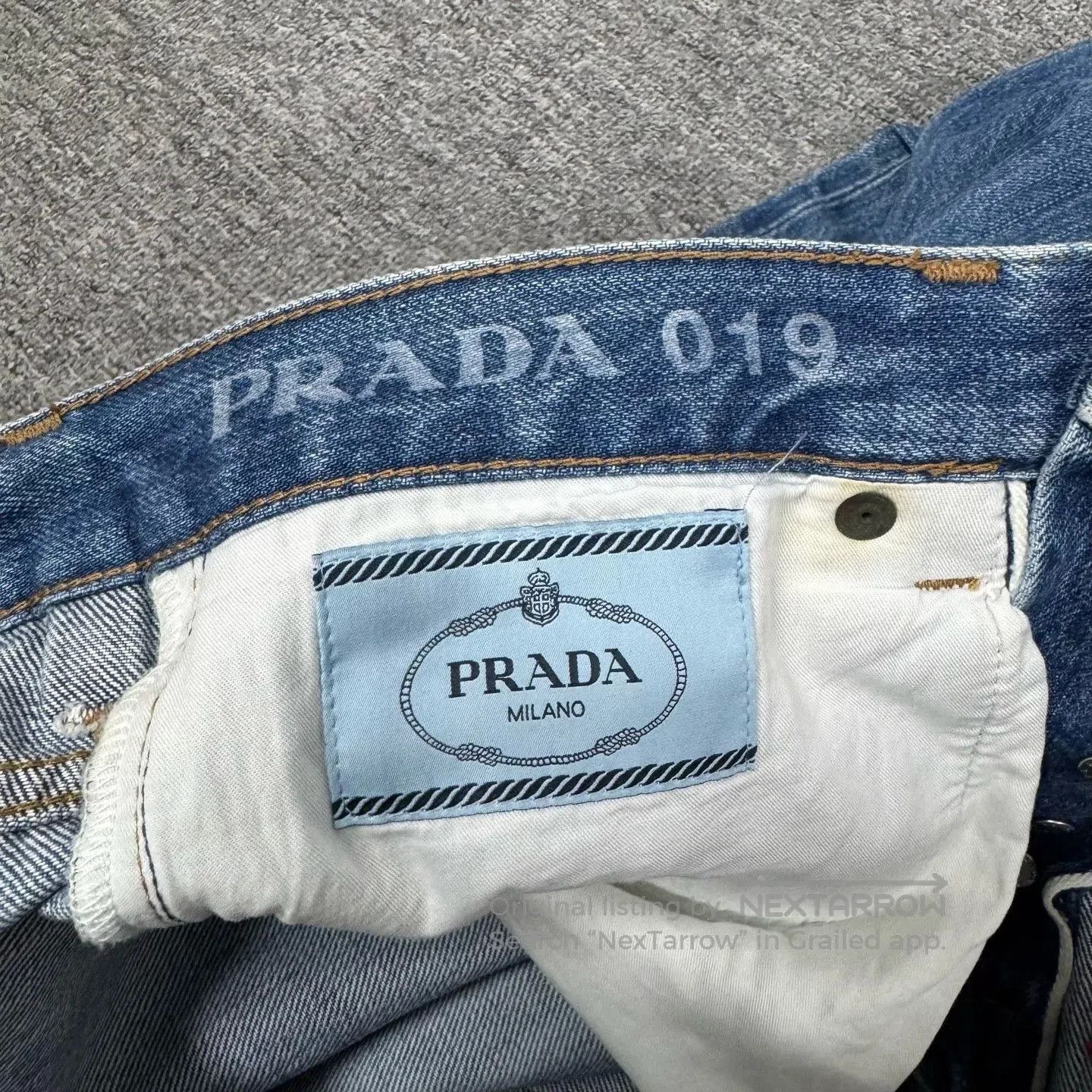 Prada Prada Triangle Logo Straight Jeans. Size US 30 / EU 46 - 7 Thumbnail