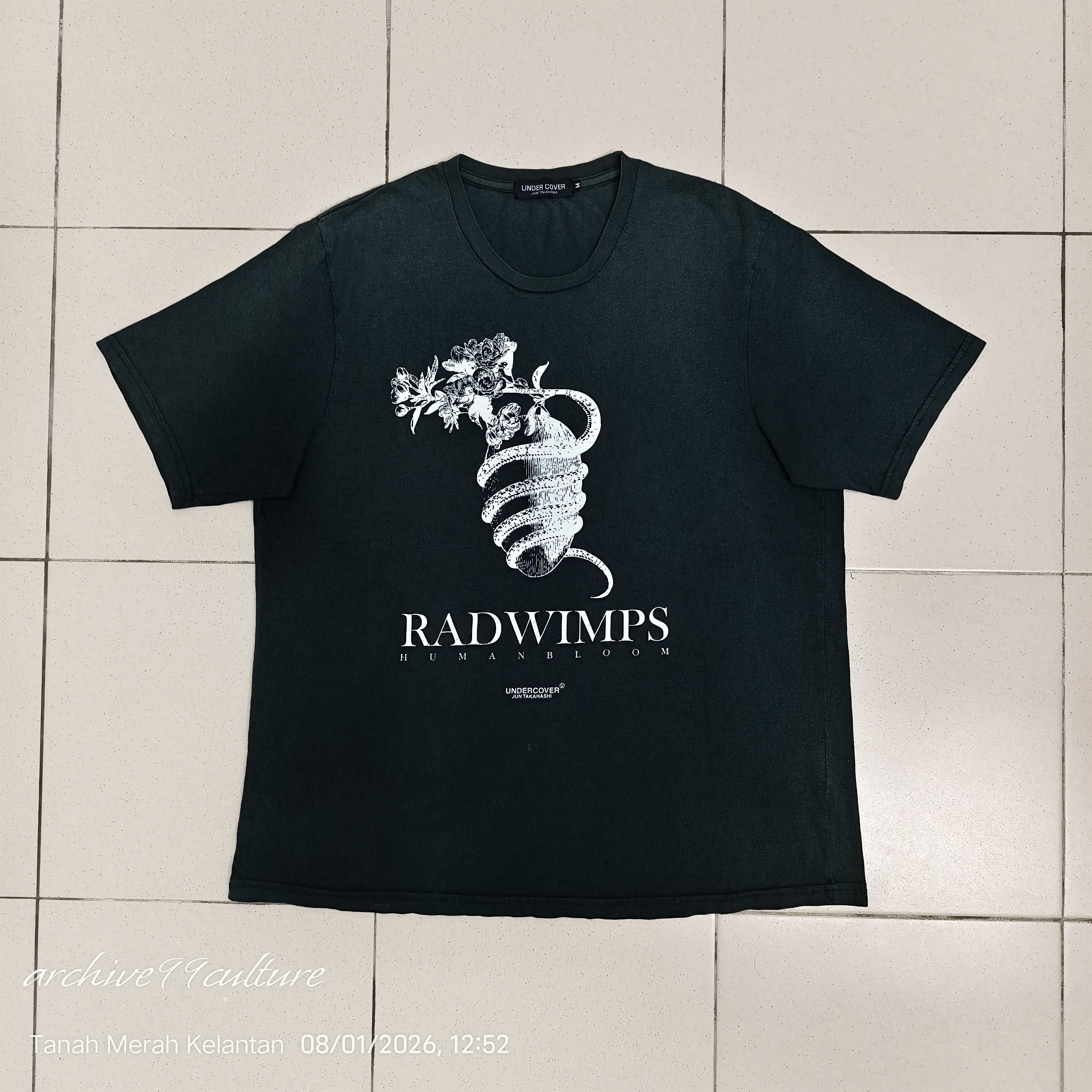 Jun Takahashi UC Radwimps Human Bloom Tour 2017 Ctn Tee Black Size US M / EU 48-50 / 2 - 1 Thumbnail